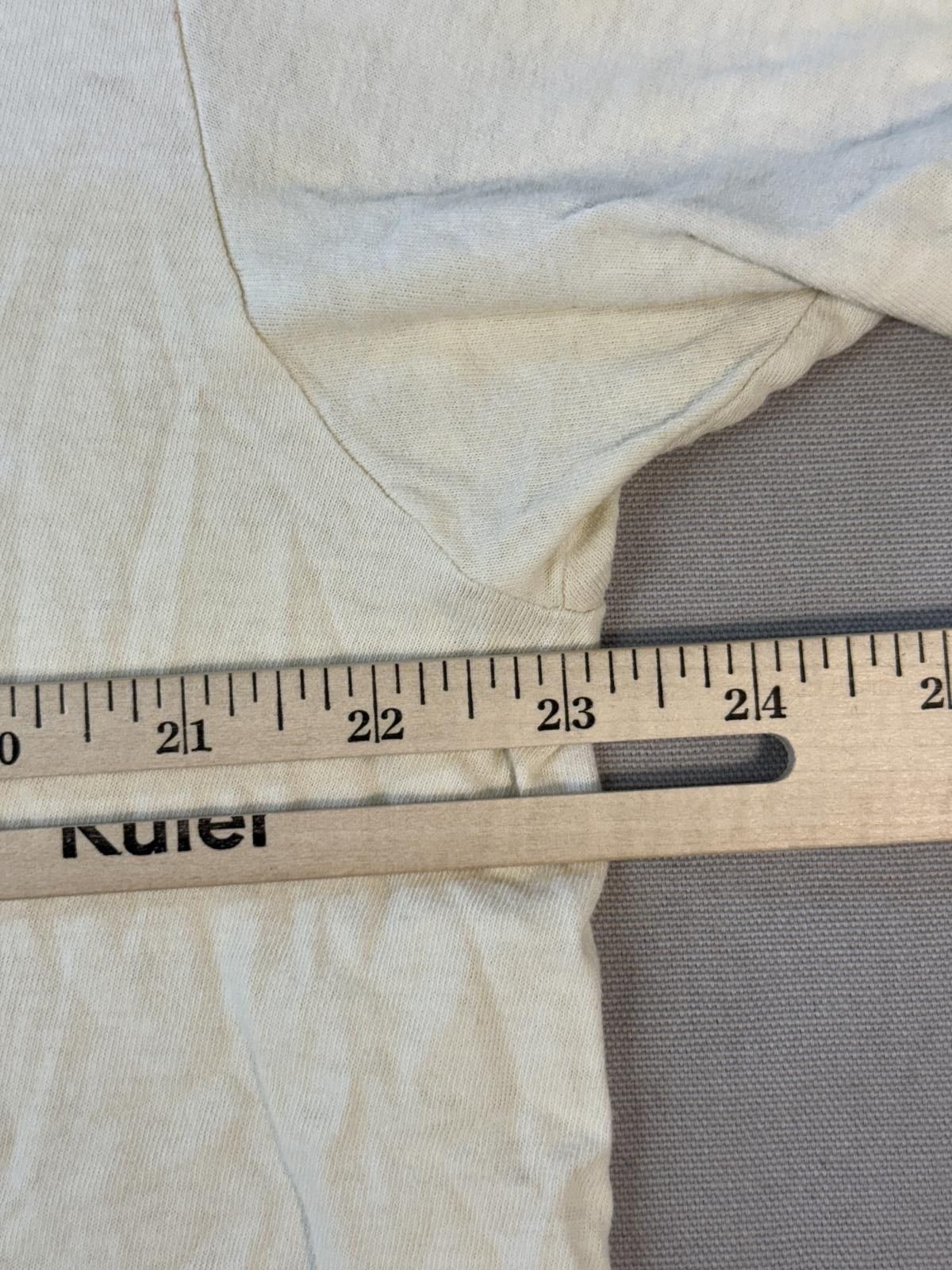 Polo Ralph Lauren VTG Polo by Ralph Lauren Plain White Tee Cream 90s Tee L Size US L / EU 52-54 / 3 - 6 Thumbnail