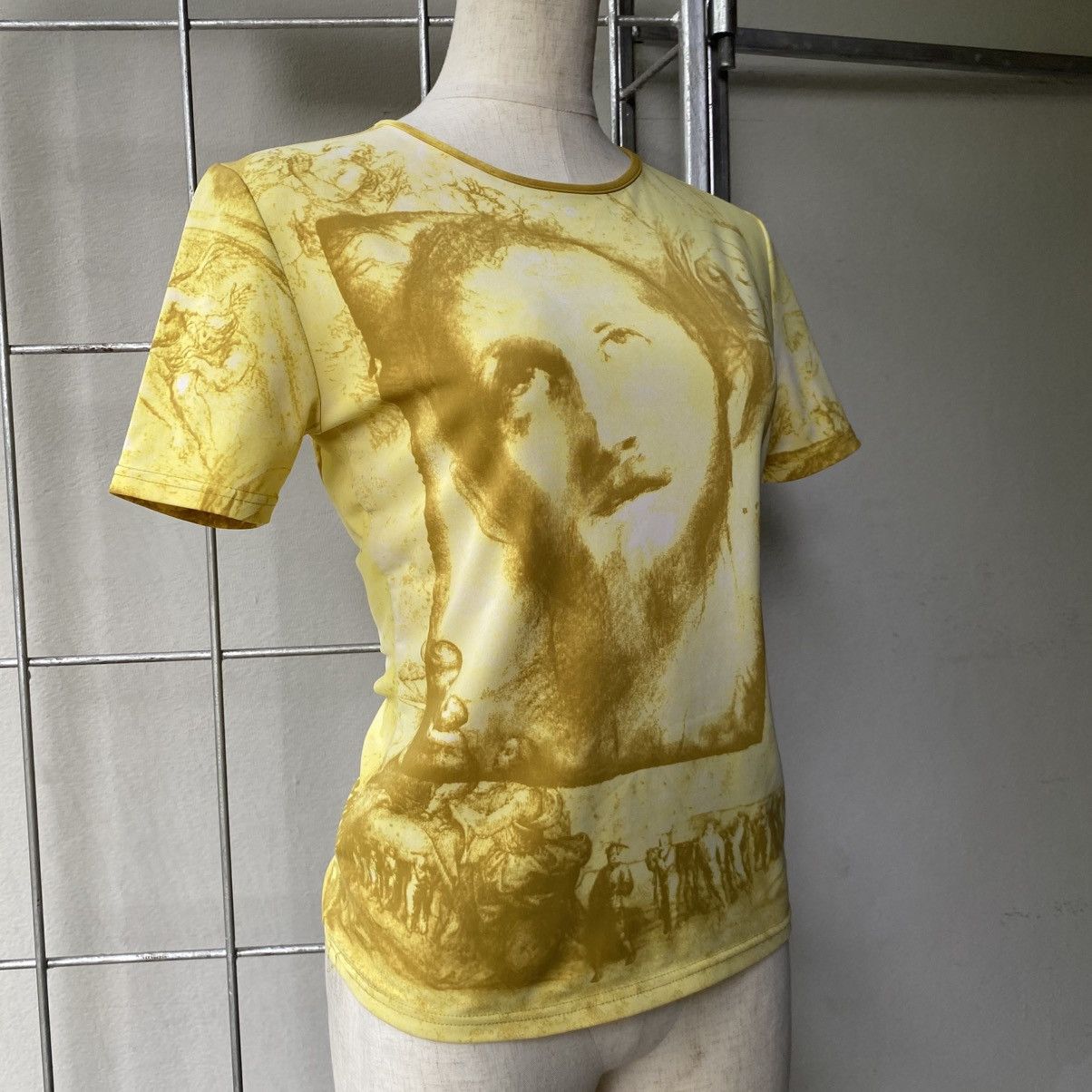 Jean Paul Gaultier Jean Paul Gaultier 1998 Jesus Christ Face Top T-Shirt Size S / US 4 / IT 40 - 6 Thumbnail