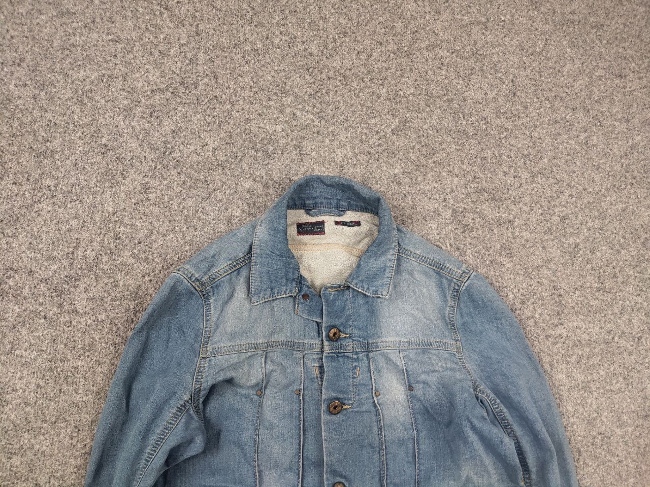 Diesel Vintage 90's Diesel Elshar Ne Juzicon denim stretch Jacket Size US S / EU 44-46 / 1 - 4 Thumbnail