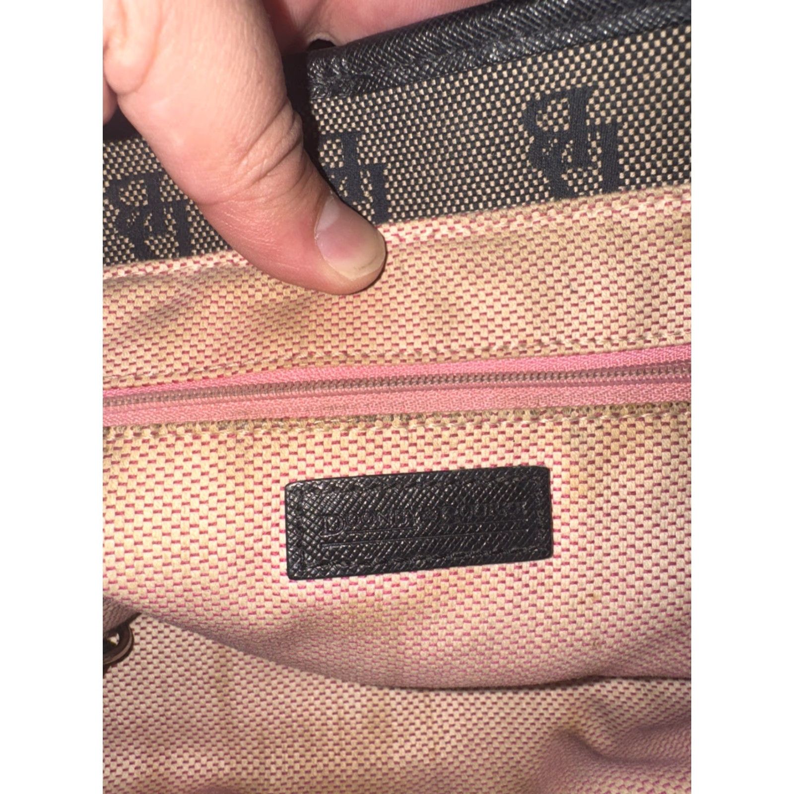 Dooney & Bourke VINTAGE Dooney & Bourke Monogram Purse Tote Bag Y2K Logo Brown Size ONE SIZE - 5 Thumbnail