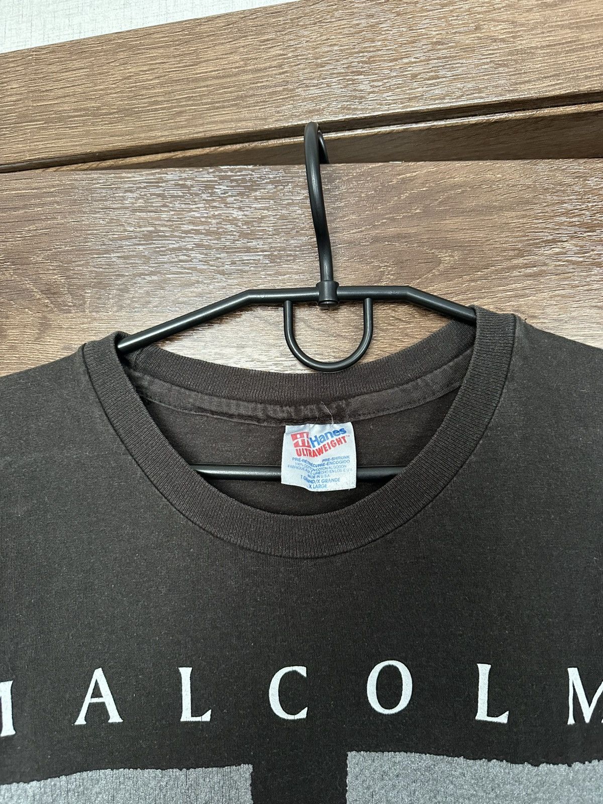 Vintage 1992 Malcolm X Vintage Movie T-Shirt Tee Size US XL / EU 56 / 4 - 12 Thumbnail