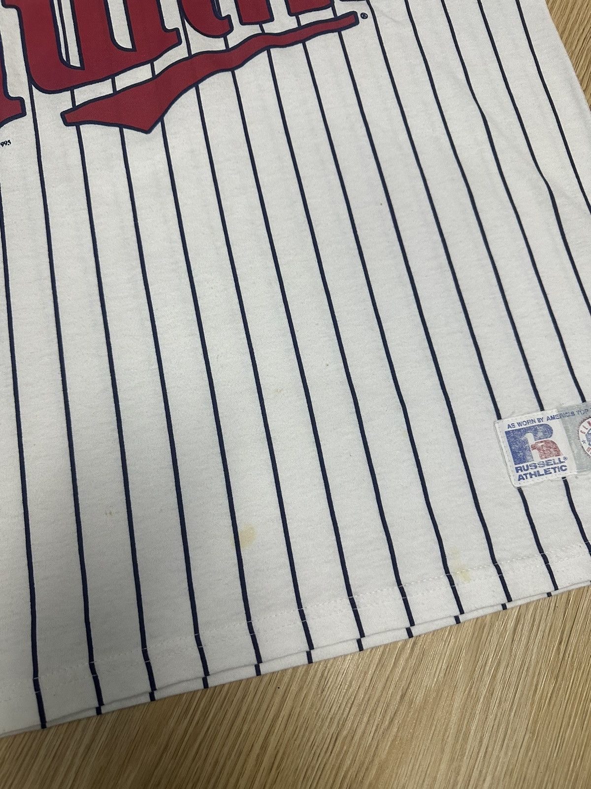 MLB 80s MLB Minnesota Twins Vintage Russel Tshirt A487 Size US M / EU 48-50 / 2 - 9 Thumbnail