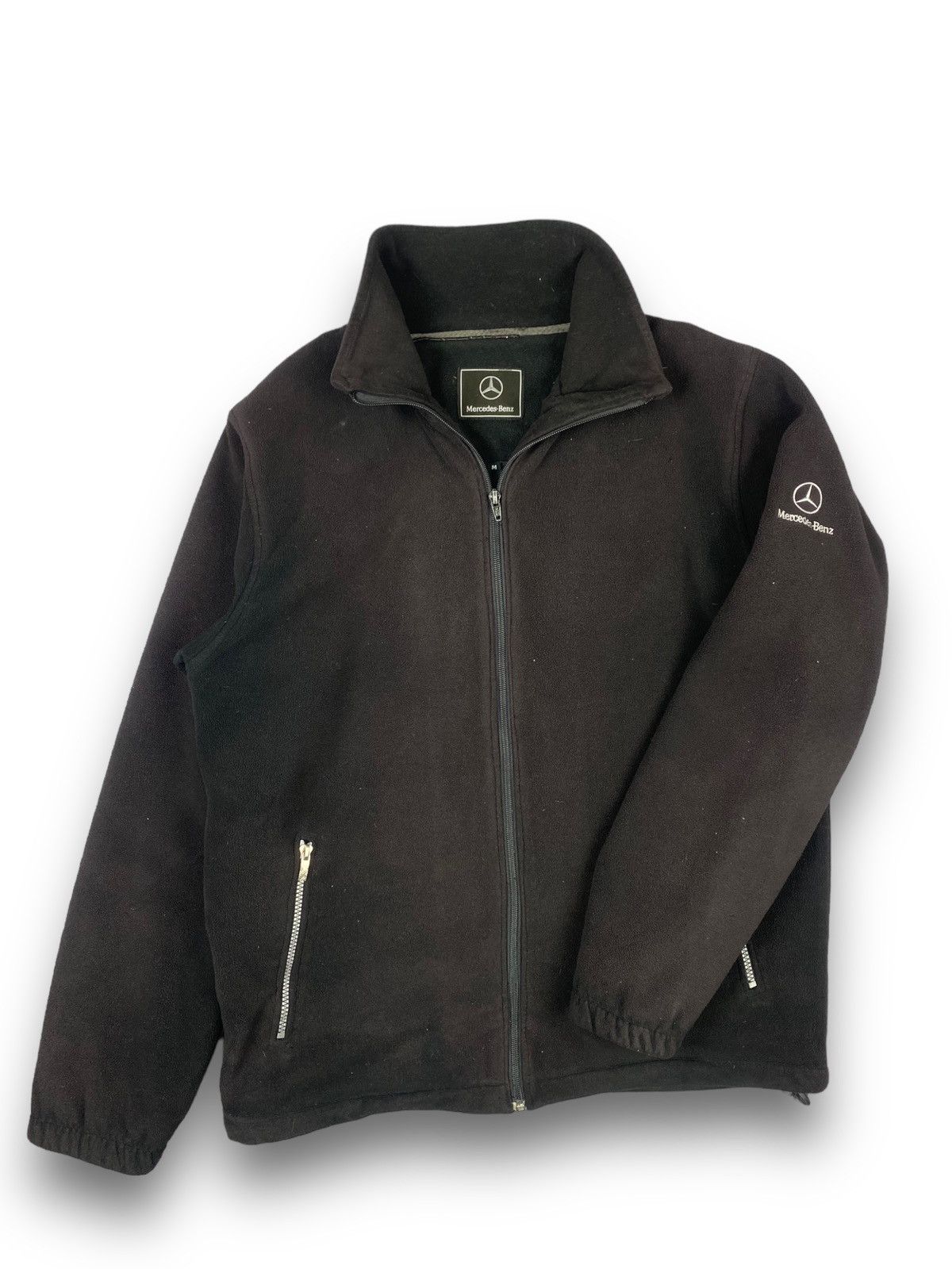 Mercedes-Benz × Vintage Vintage Mercedes Benz Service Racing Fleece Jacket Size US M / EU 48-50 / 2 - 2 Thumbnail