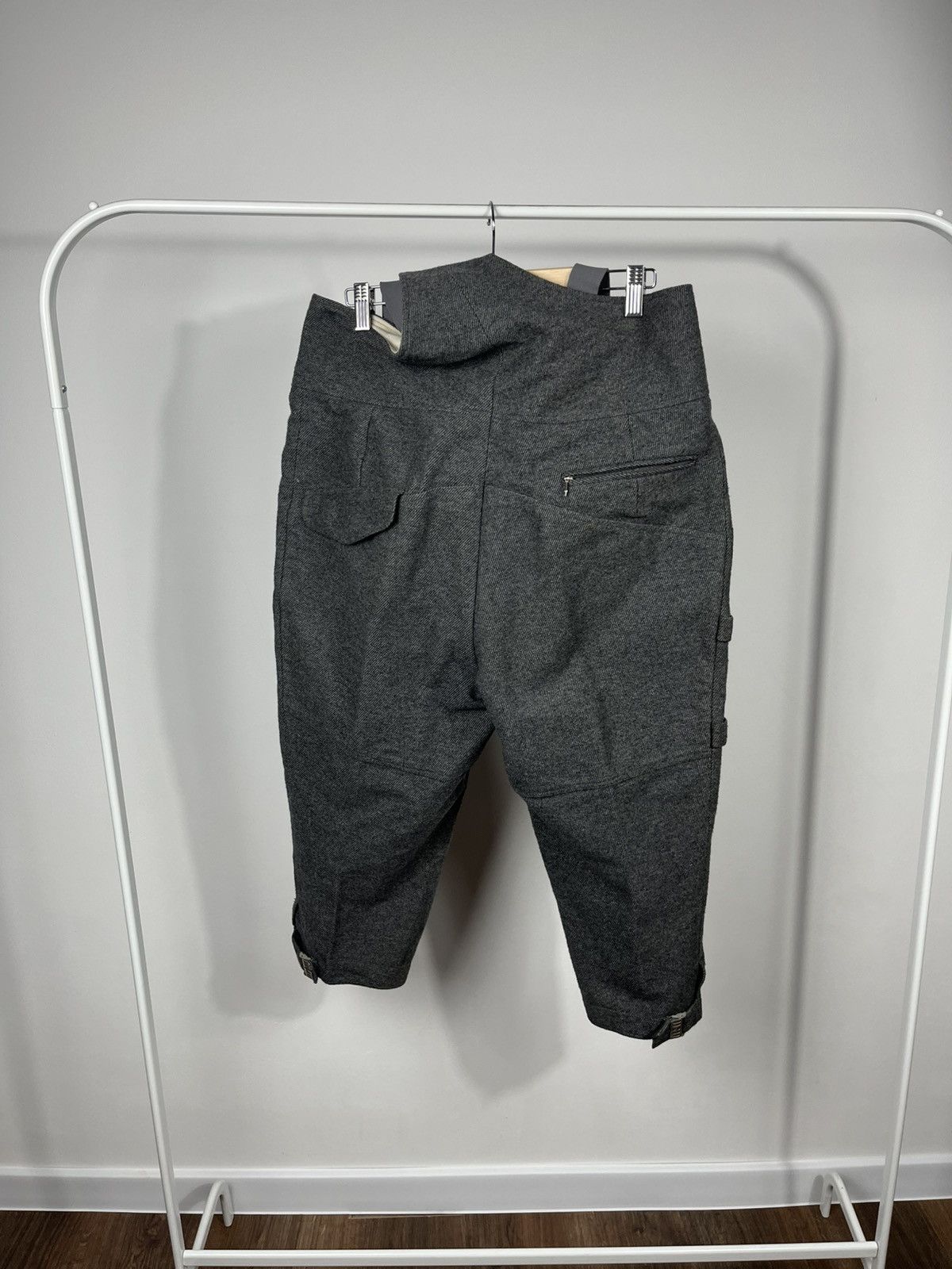 Other Richard Lisch & Co Grey Wool Trousers With Suspenders EU52 Size US 34 / EU 50 - 11 Thumbnail