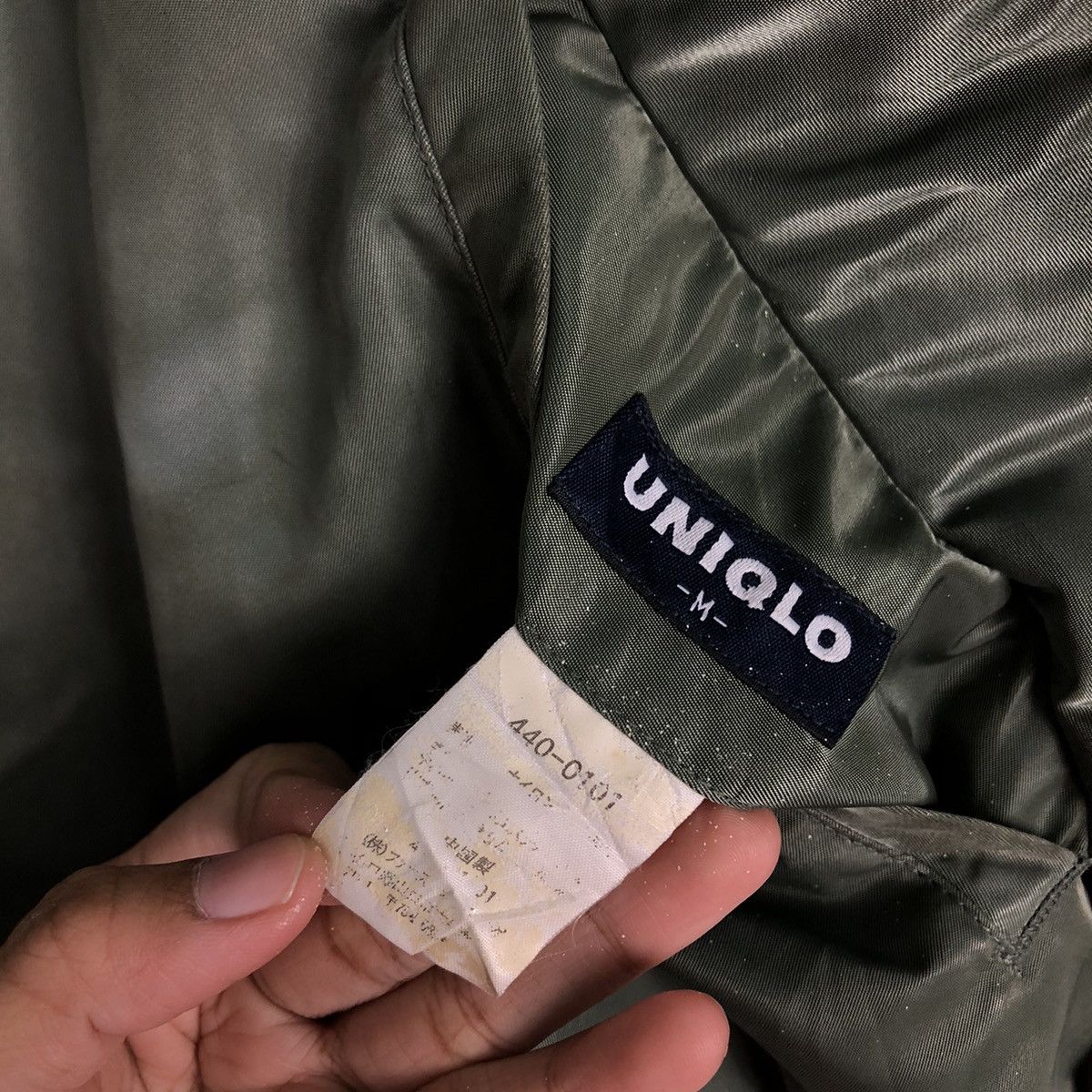 Japanese Brand Vtg Bomber Jacket Uniqlo Military Design Issey Miyake Japan Size US M / EU 48-50 / 2 - 16 Thumbnail