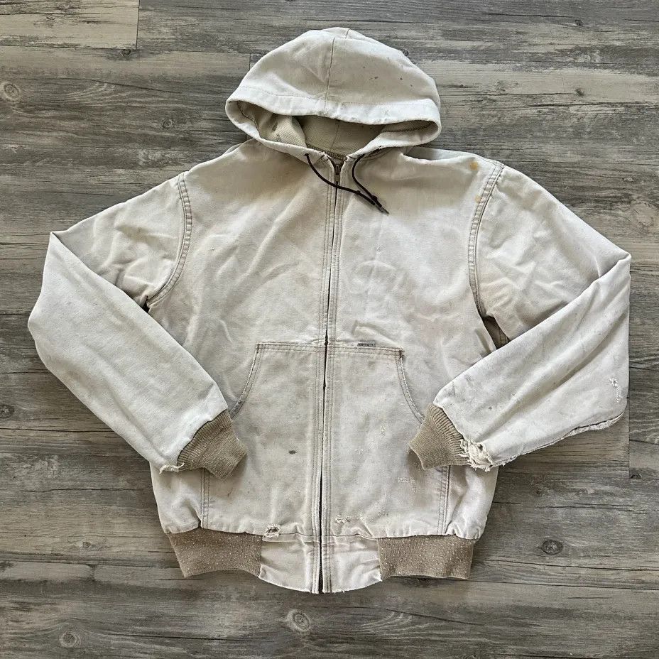 Carhartt Vintage Carhartt JR116 Thermal Lined Hooded Jacket Size US L / EU 52-54 / 3 - 1 Thumbnail