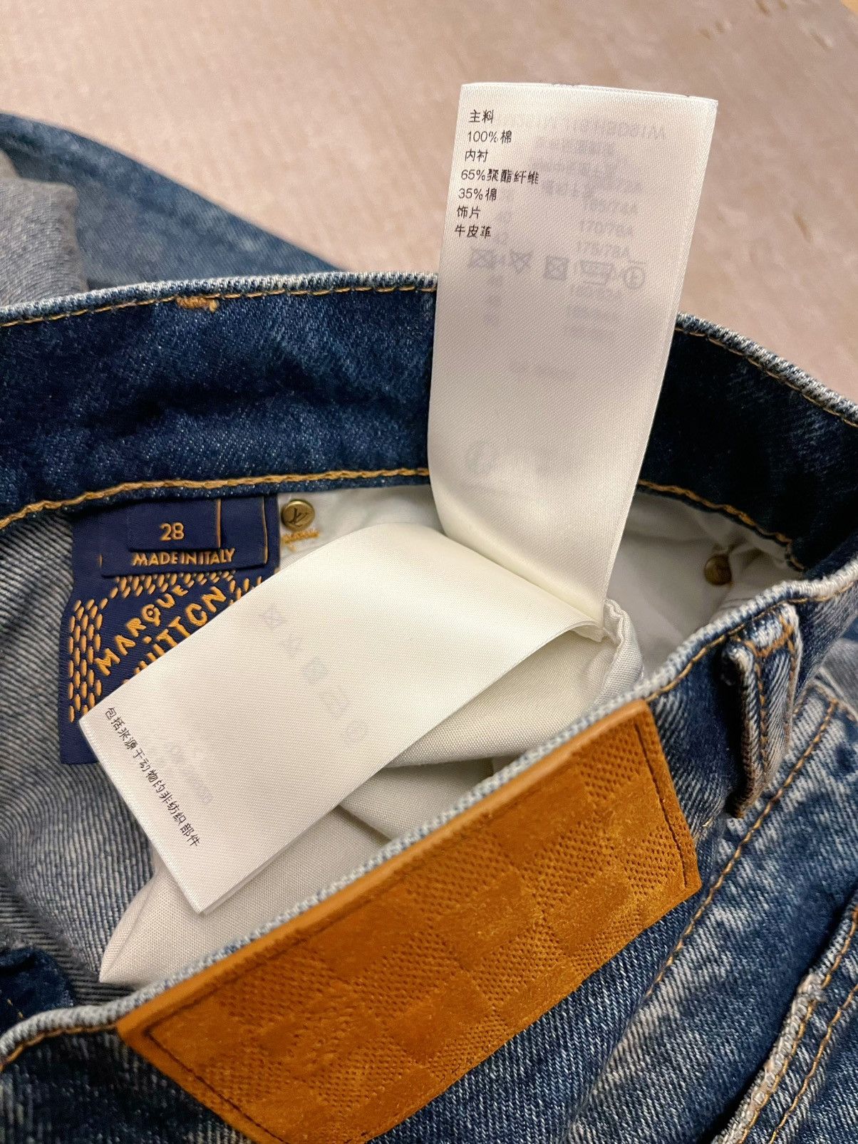Louis Vuitton Louis Vuitton Relaxed-Fit Jeans Size US 30 / EU 46 - 9 Thumbnail