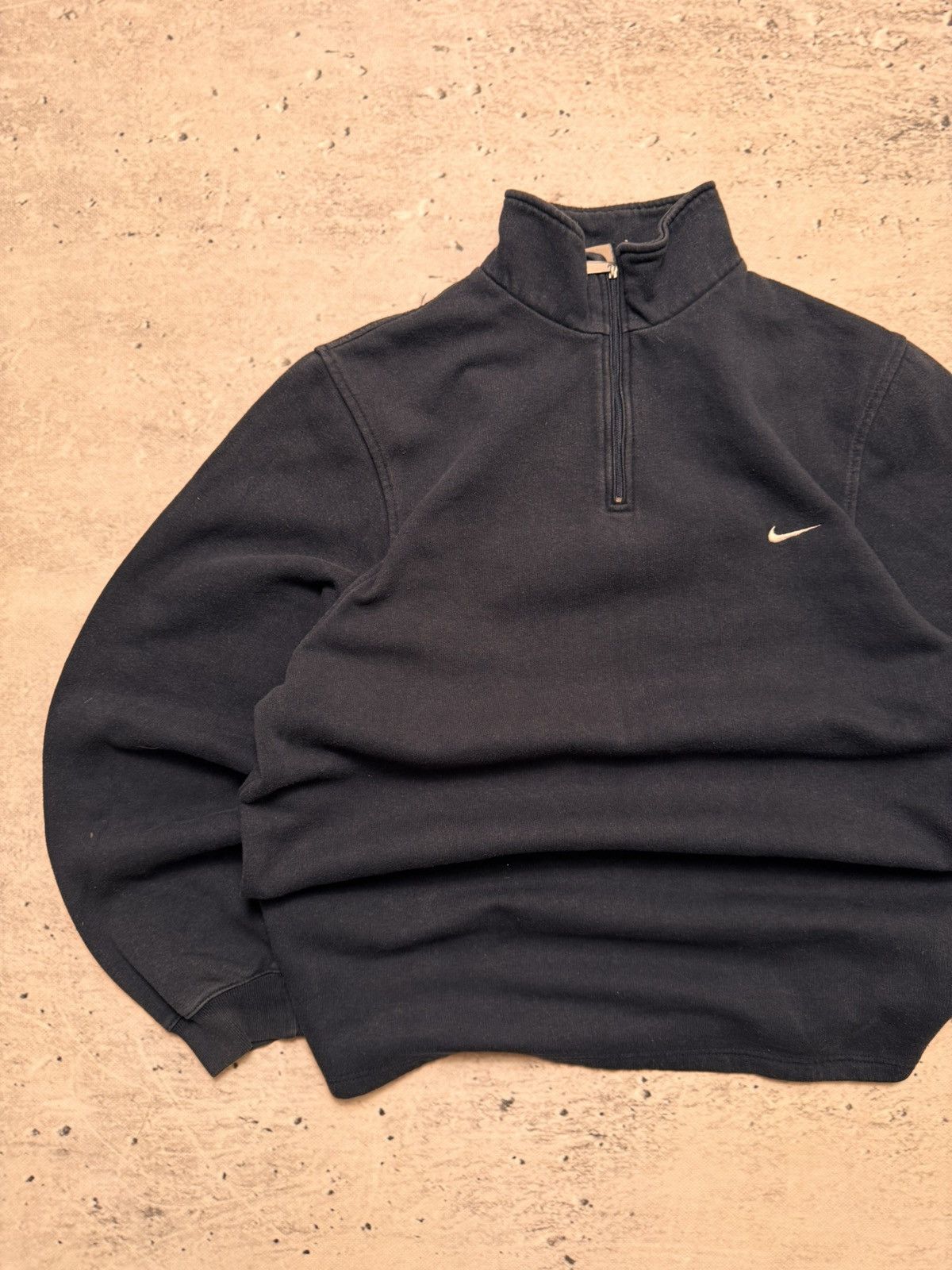 Nike × Vintage NIKE VINTAGE BASIC LOGO OVERSIZE BOXY 1/3 ZIP SWEATSHIRT Size US S / EU 44-46 / 1 - 2 Thumbnail