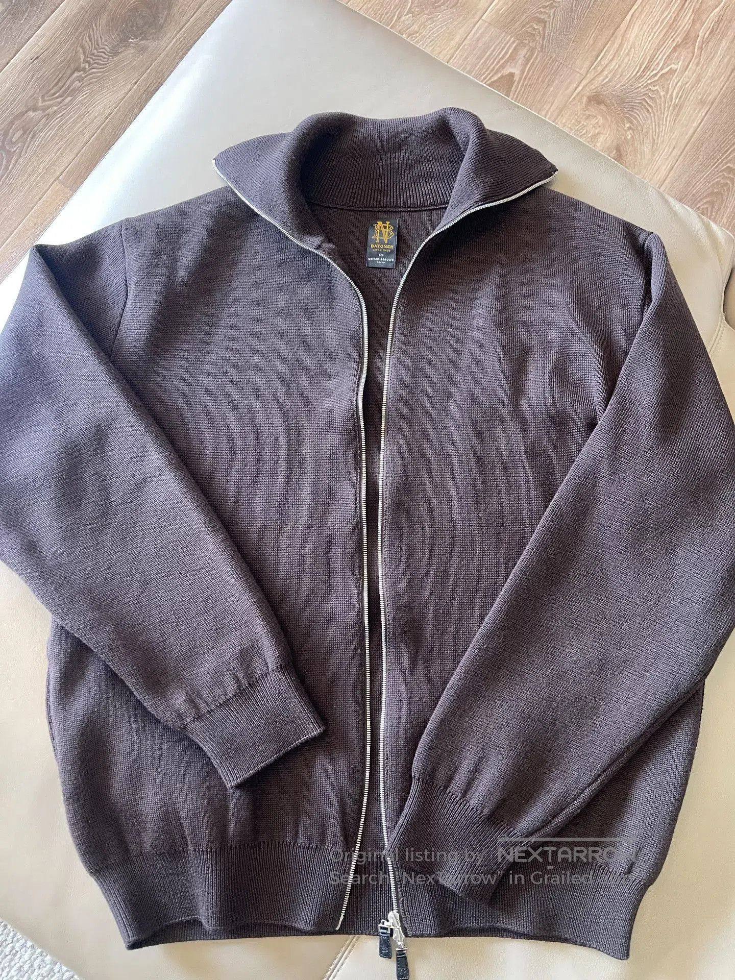 Batoner BATONER Wool Drivers Knit Cardigan. Size US L / EU 52-54 / 3 - 1 Thumbnail