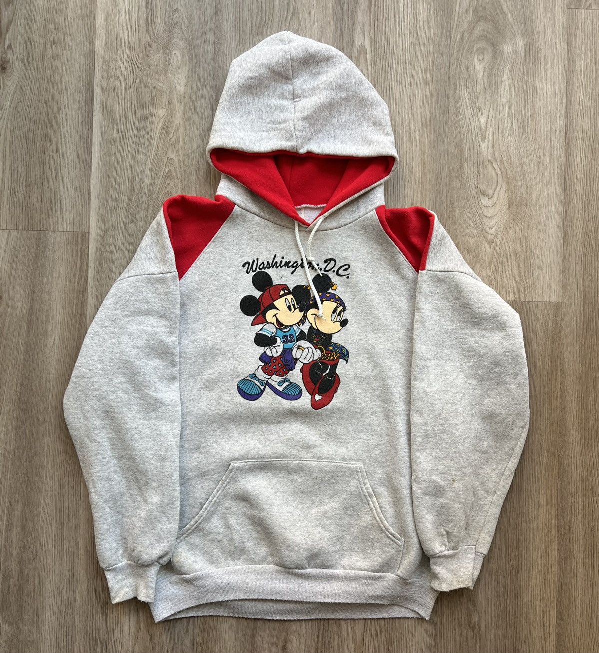 Disney × Vintage Vintage Disney Mickey Mouse Gray Hoodie Size US L / EU 52-54 / 3 - 1 Thumbnail
