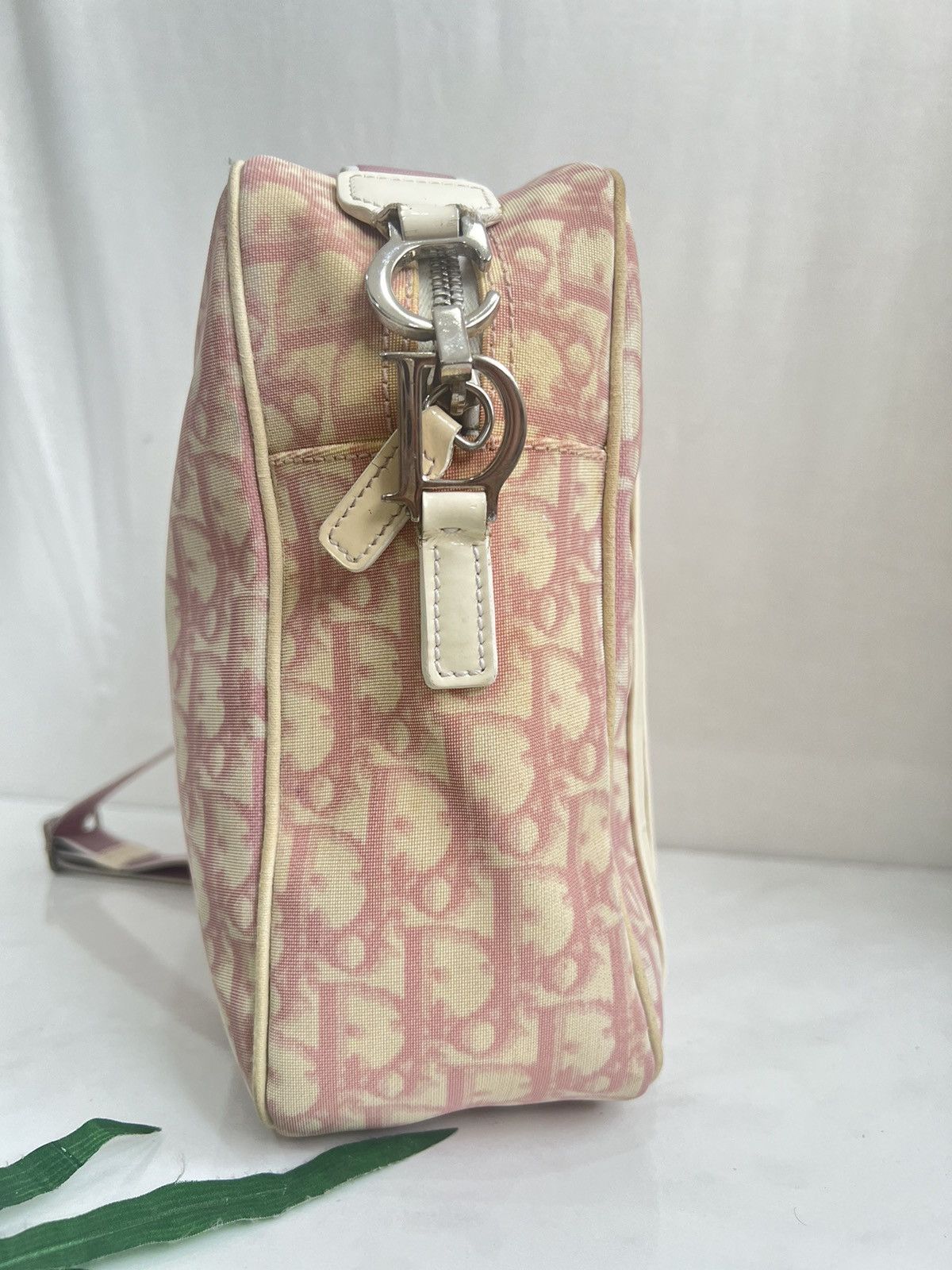 Dior Authentic vintage DIOR Trotter coated canvas crossbody bag Size ONE SIZE - 3 Thumbnail
