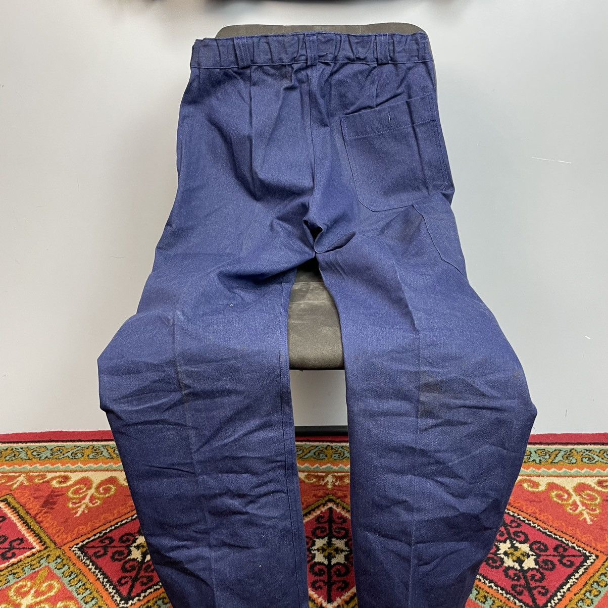 Le Laboureur Vintage 70’s French "Bleu de Travail" Chore Suit sz M Size US M / EU 48-50 / 2 - 14 Thumbnail