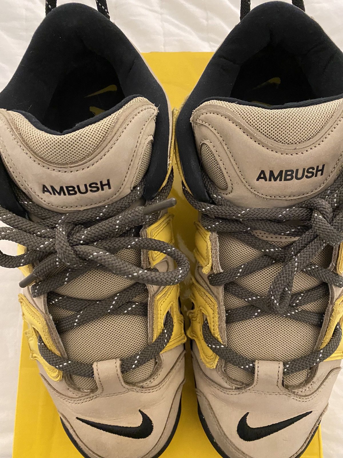 Ambush Design × Nike Nike x Ambush Air More Uptempo Low Limestone Sz13 Size US 13 / EU 46 - 5 Thumbnail