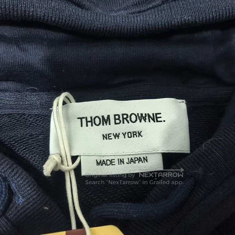 Thom Browne Thom Browne Gray Four Striped Zip-up Hoodie Size US S / EU 44-46 / 1 - 5 Thumbnail
