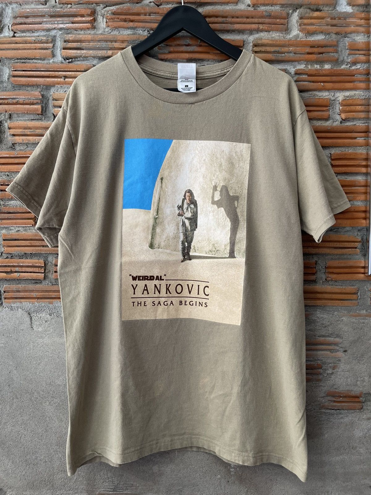Band Tees VTG Weird Al Yankovic 'The Saga Begins' Star Wars Parody Tee Size US L / EU 52-54 / 3 - 9 Thumbnail