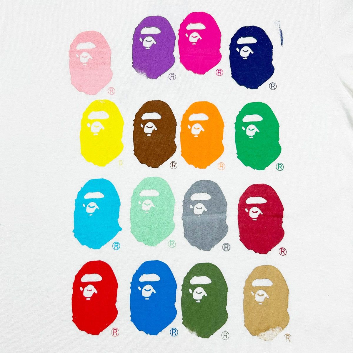 Bape Handprint Tee Size S / US 4 / IT 40 - 3 Thumbnail