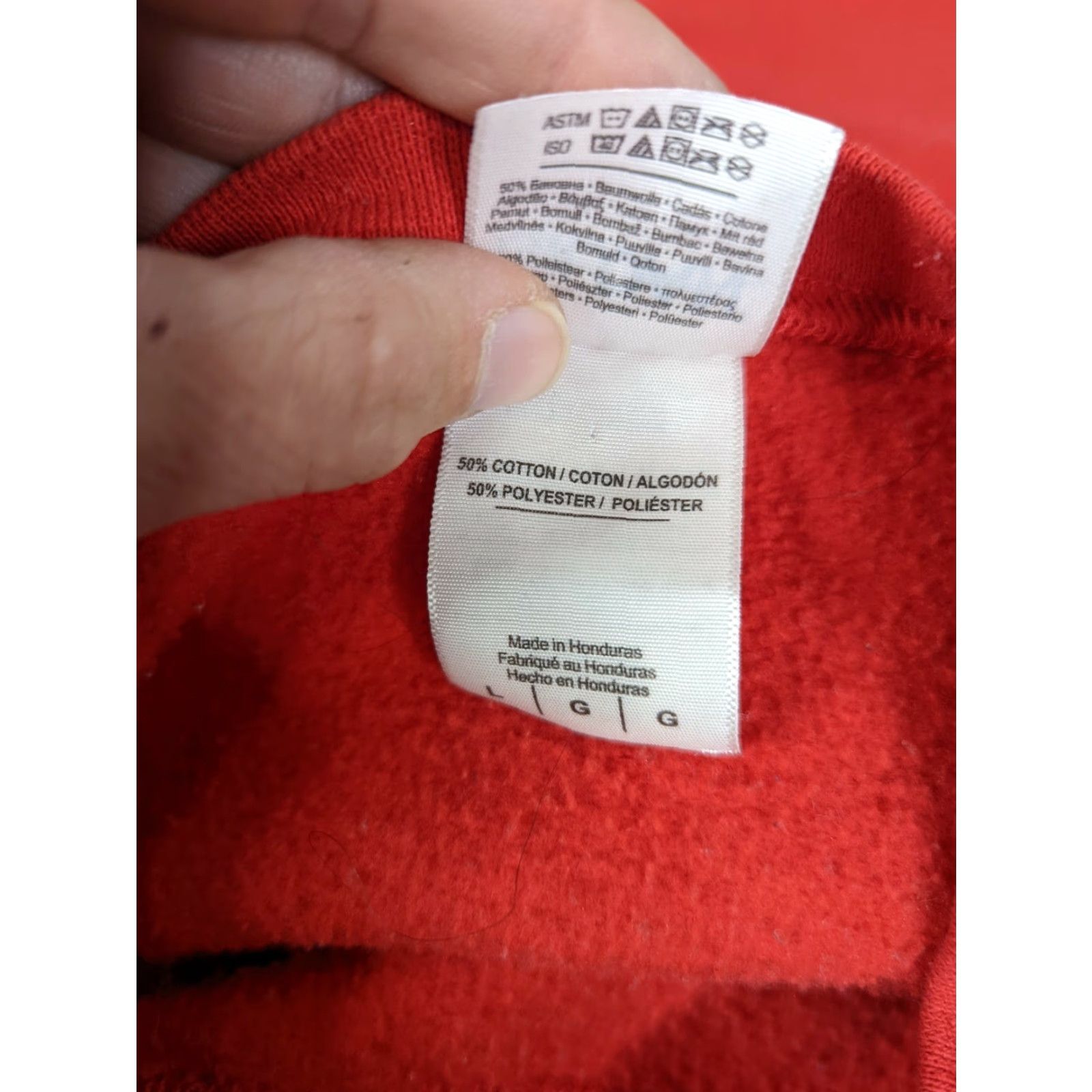 Gildan VINTAGE Wisconsin Badgers Crewneck Sweatshirt Mens L Red Size US L / EU 52-54 / 3 - 6 Thumbnail