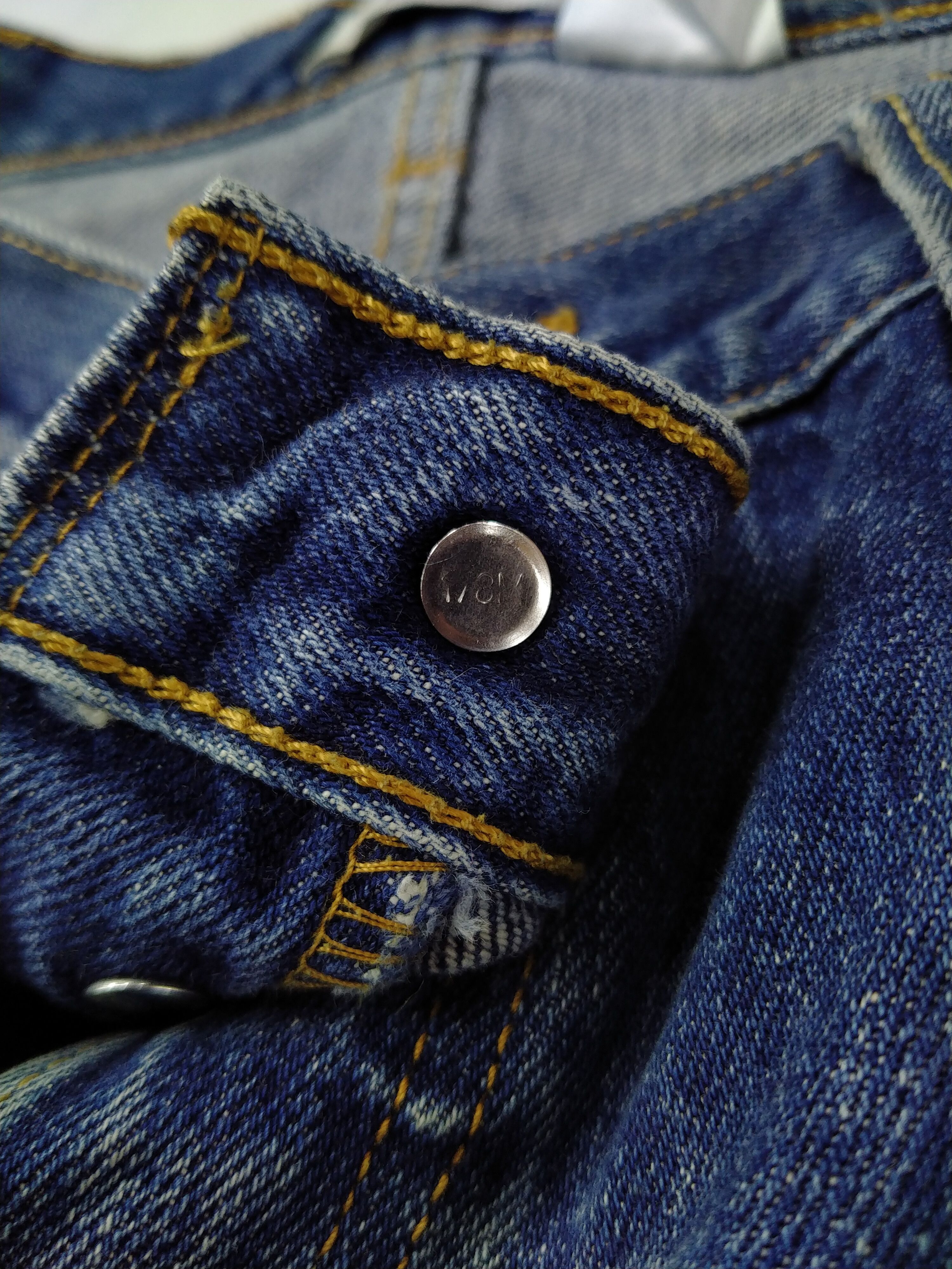 Japanese Brand Dirty Blue Vintage Levi's 501 Denim 38x31.5-JN288 Size US 38 / EU 54 - 11 Thumbnail
