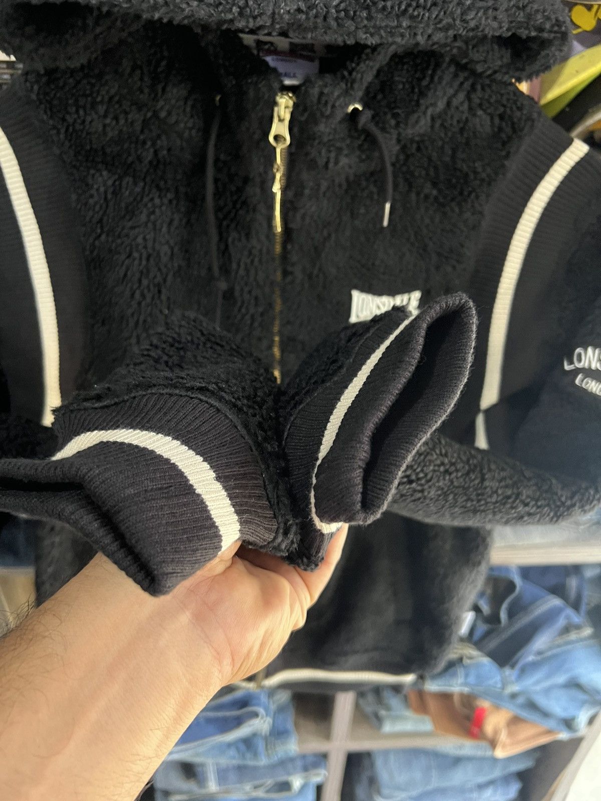 Lonsdale 🔥Lonsdale Sherpa Hoodie Zipper Jacket Size US S / EU 44-46 / 1 - 12 Thumbnail