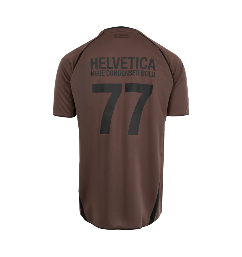 Vetements o1h1sh11225 Trademark Football Jersey in Brown Size US S / EU 44-46 / 1 - 2 Thumbnail