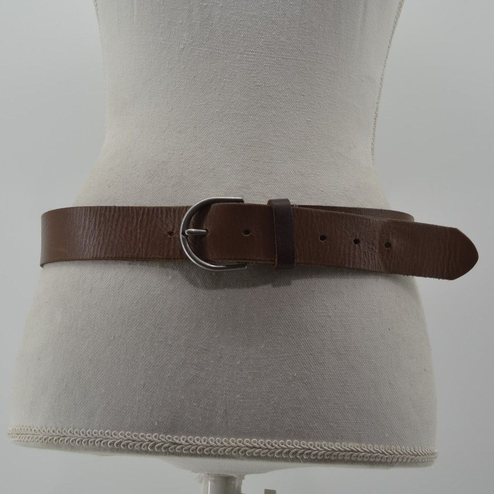 American Eagle Outfitters America Eagle Outfitters Brown Genuine Leather Belt Sz XS/S Size 32 - 8 Thumbnail