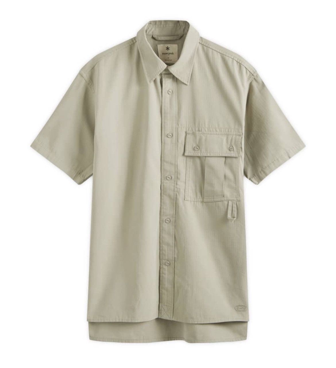 Snow Peak Snow Peak Takibi Light Ripstip Short Sleeve Shirt Light Grey Size US M / EU 48-50 / 2 - 5 Thumbnail