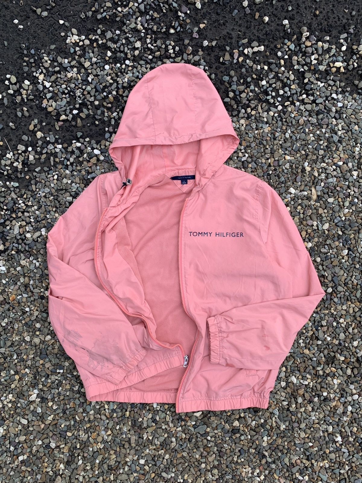 Tommy Hilfiger Tommy Hilfiger Full-Zip Hooded Rain Coat/Windbreaker Jacket Size M / US 6-8 / IT 42-44 - 6 Thumbnail