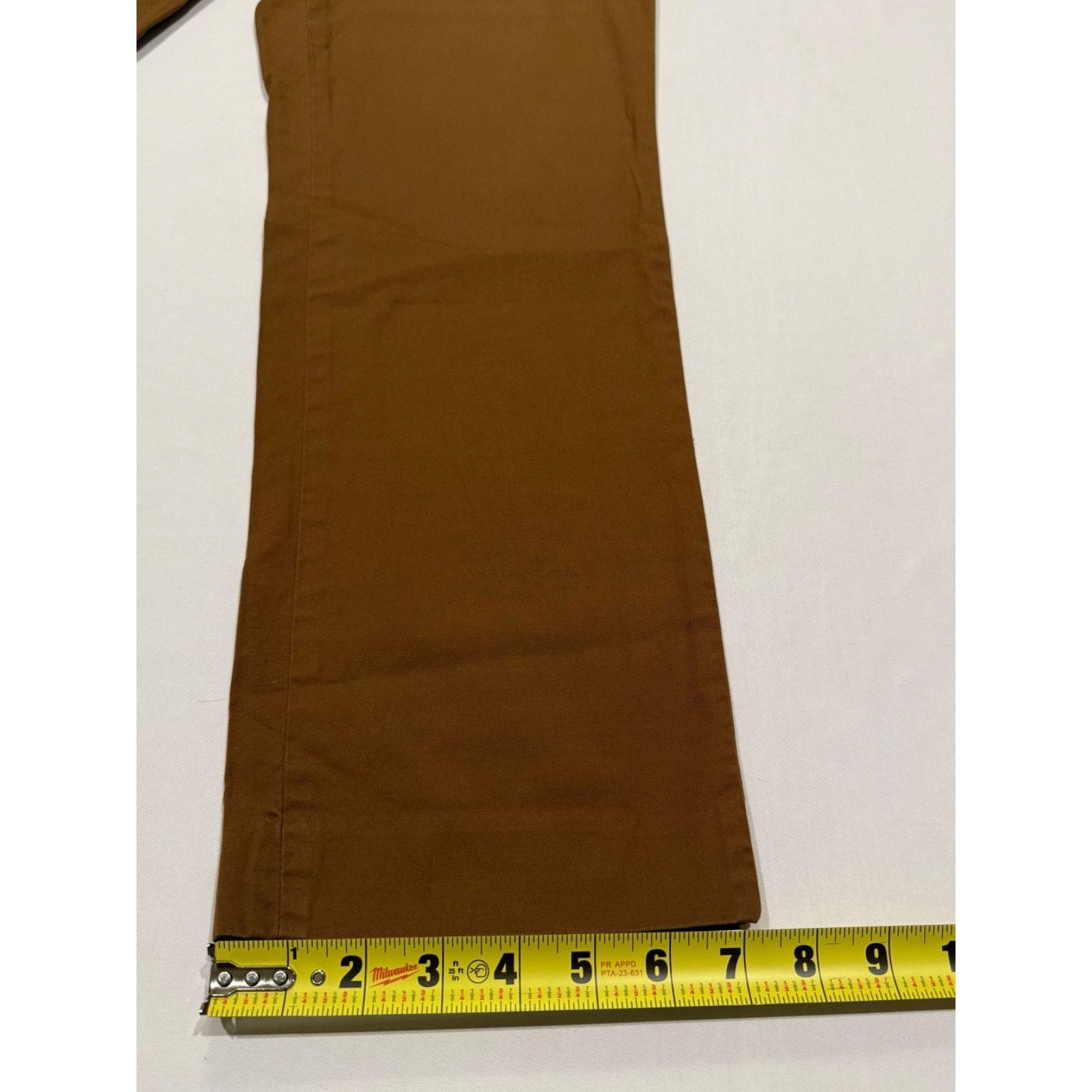 Murano Murano Alex Slim Fit Flat Stretch Chino Pants Brown 36x34 Size US 36 / EU 52 - 7 Thumbnail