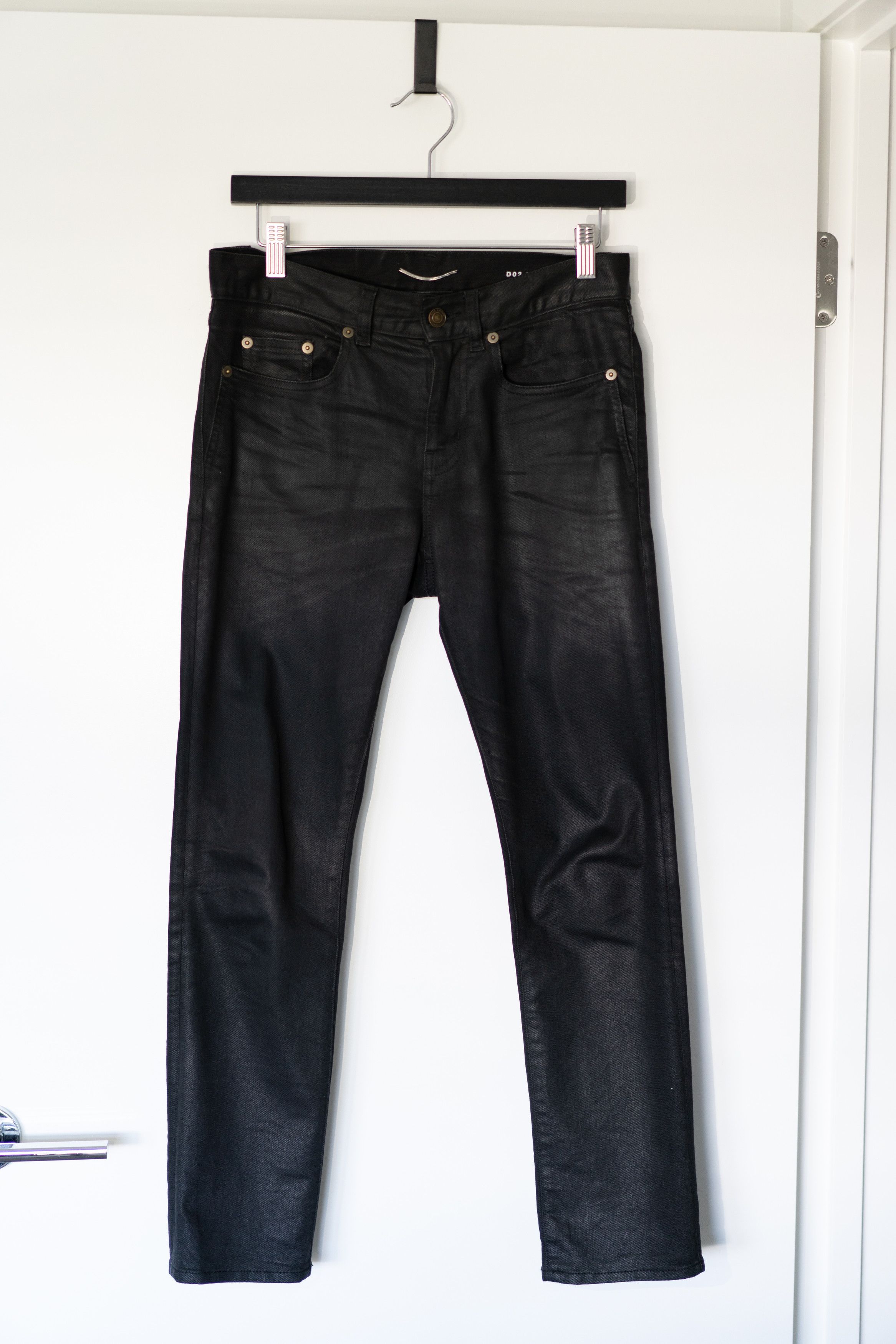 Saint Laurent Paris Saint Laurent D02 Waxed Jeans | Grailed