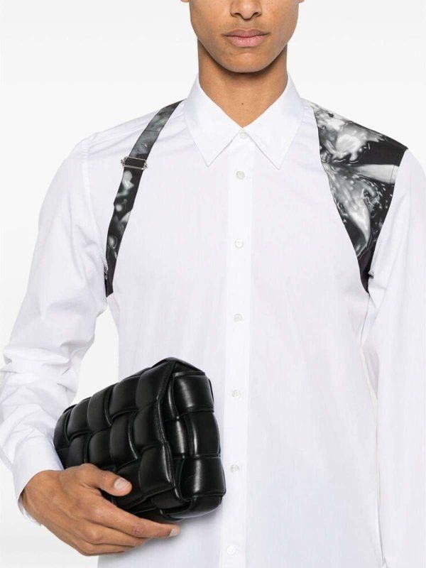 Alexander McQueen o1srvl11e0226 Wax Flower Harness Shirt In White Size US XL / EU 56 / 4 - 3 Thumbnail