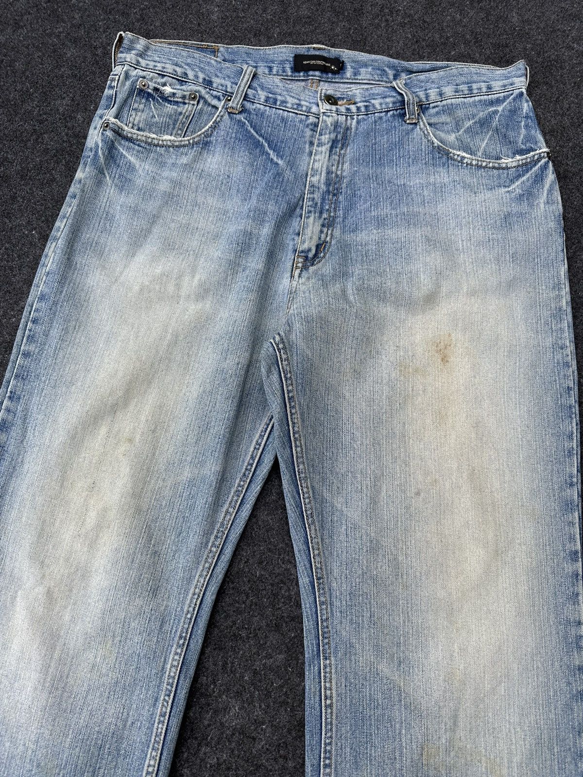 JNCO Sale 🔥 Asian Can Controlez Baggy Dirty Distressed Denim D41 Size US 36 / EU 52 - 2 Thumbnail
