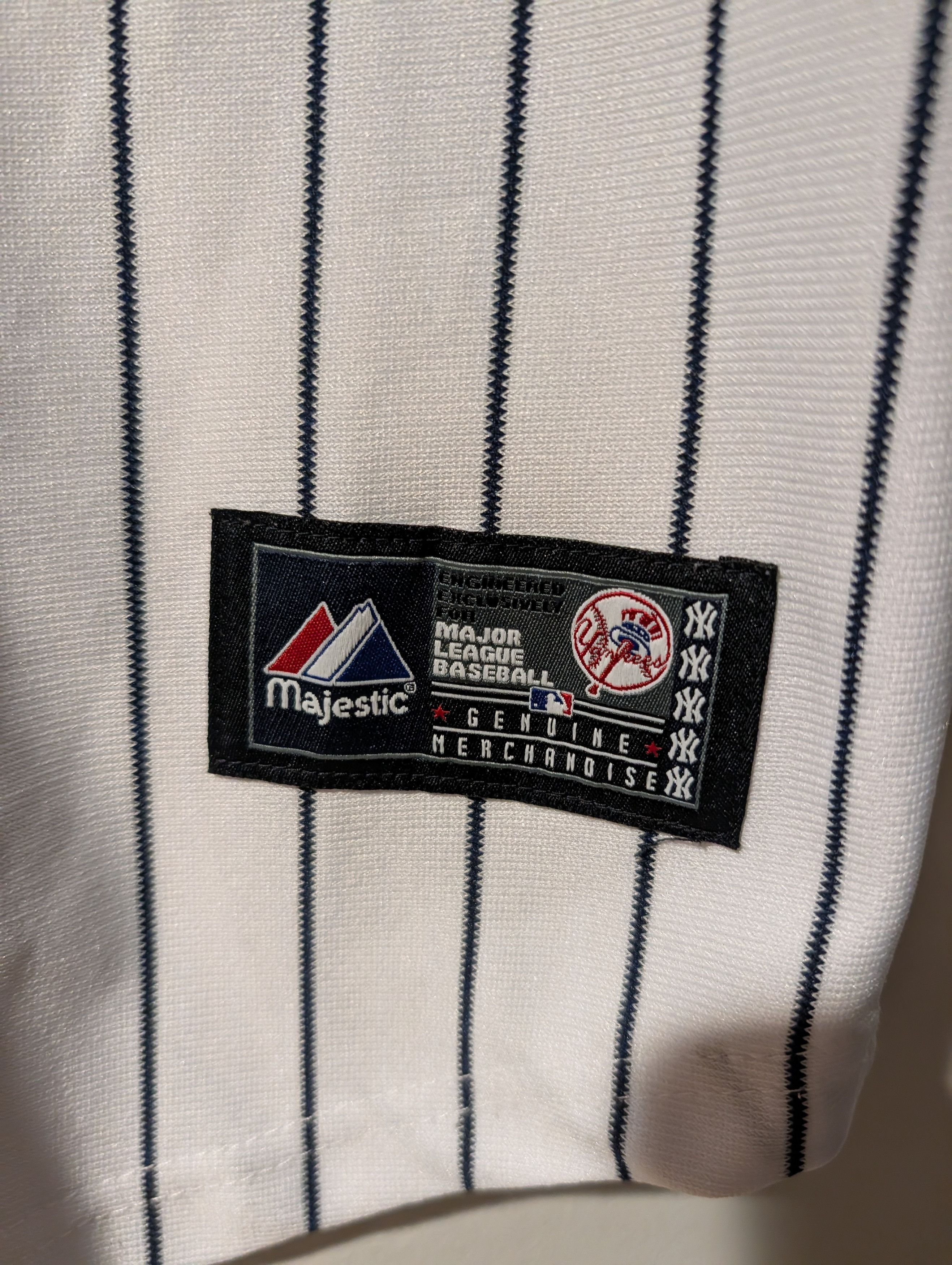 Majestic New York Yankees Texieria Majestic Kids Large MLB Jersey Size US L / EU 52-54 / 3 - 2 Thumbnail