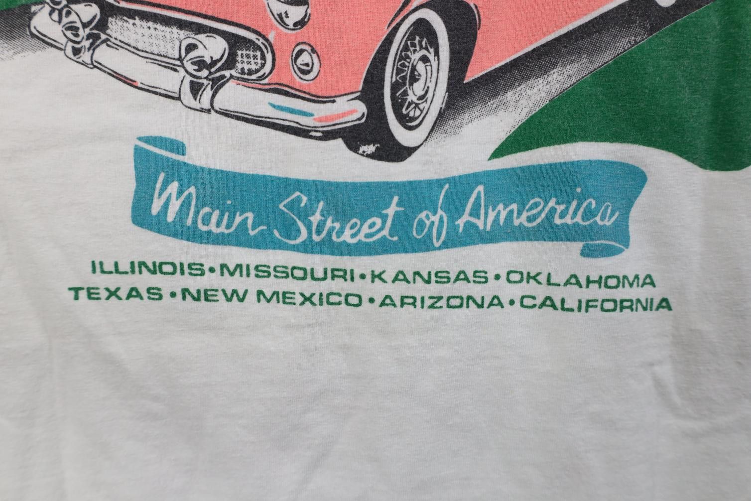Vintage Vintage 90s Y2K Route 66 Highway Short Sleeve T-Shirt White Size US XL / EU 56 / 4 - 10 Thumbnail
