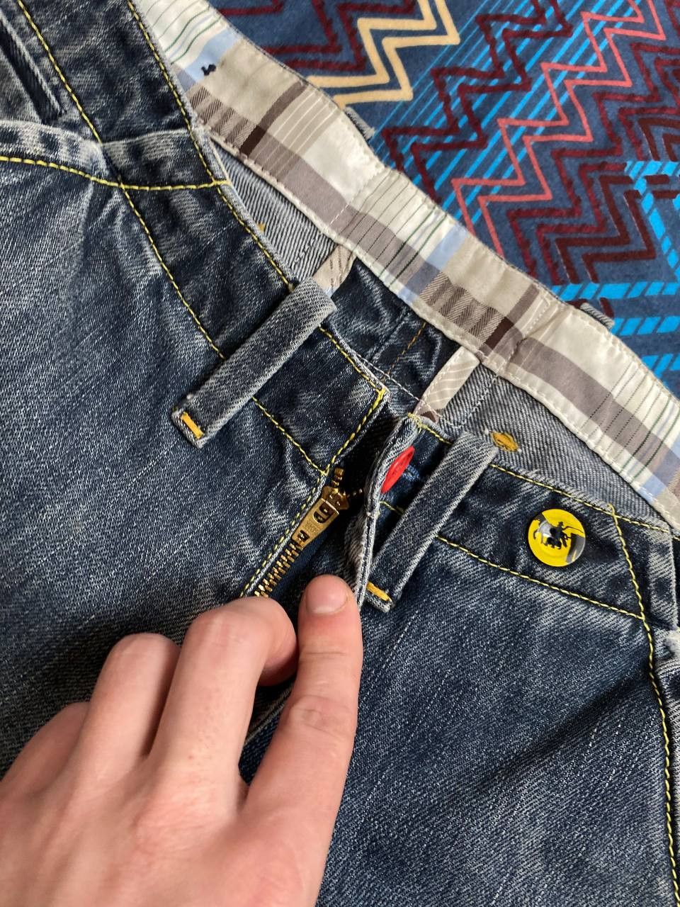 Levi's Crazy vintage y2k faded washed Levi’s denim jeans skater Size US 32 / EU 48 - 15 Thumbnail