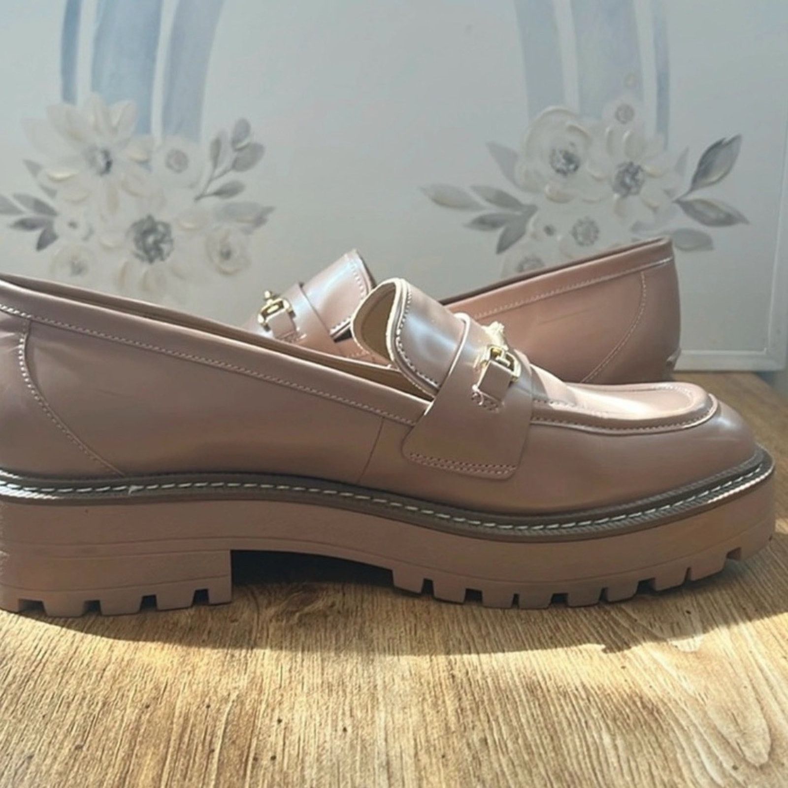 Sam Edelman Sam Edelman Women's Laurs Lug Sole Loafer in Maple Sugar Size US 11 / IT 41 - 11 Thumbnail
