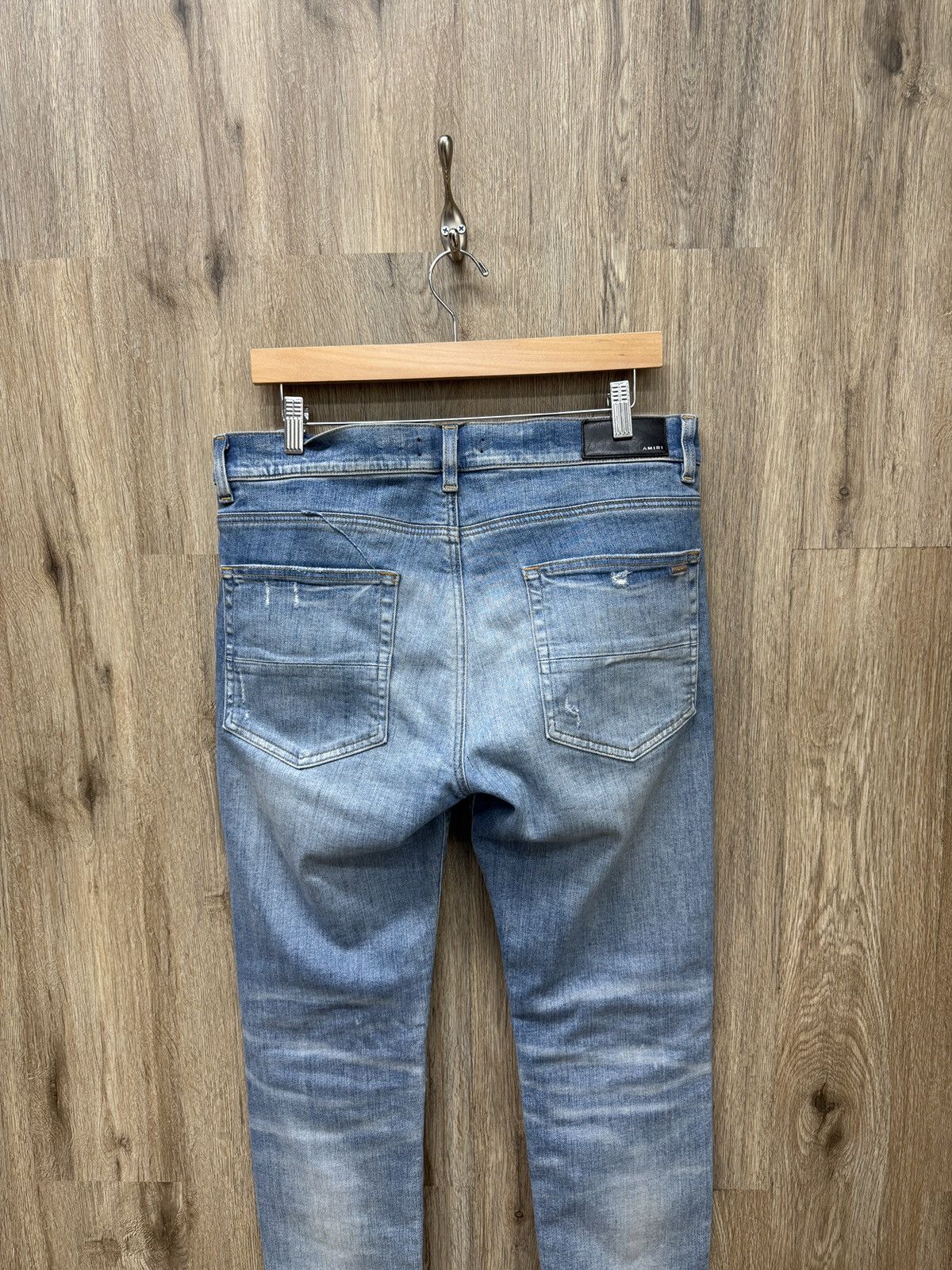 Amiri Amiri MX1 Blue Denim Brown MX1s Size US 34 / EU 50 - 9 Thumbnail