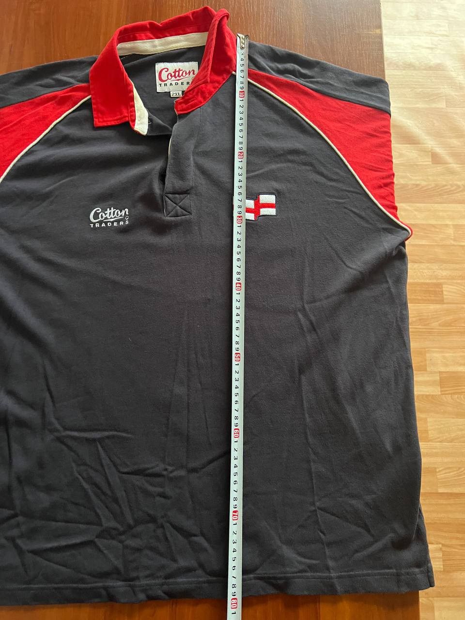 Cotton Traders 1997 ENGLAND NATIONAL TEAM RUGBY TRAINING RARE SHIRT JERSEY Size US XXL / EU 58 / 5 - 16 Thumbnail