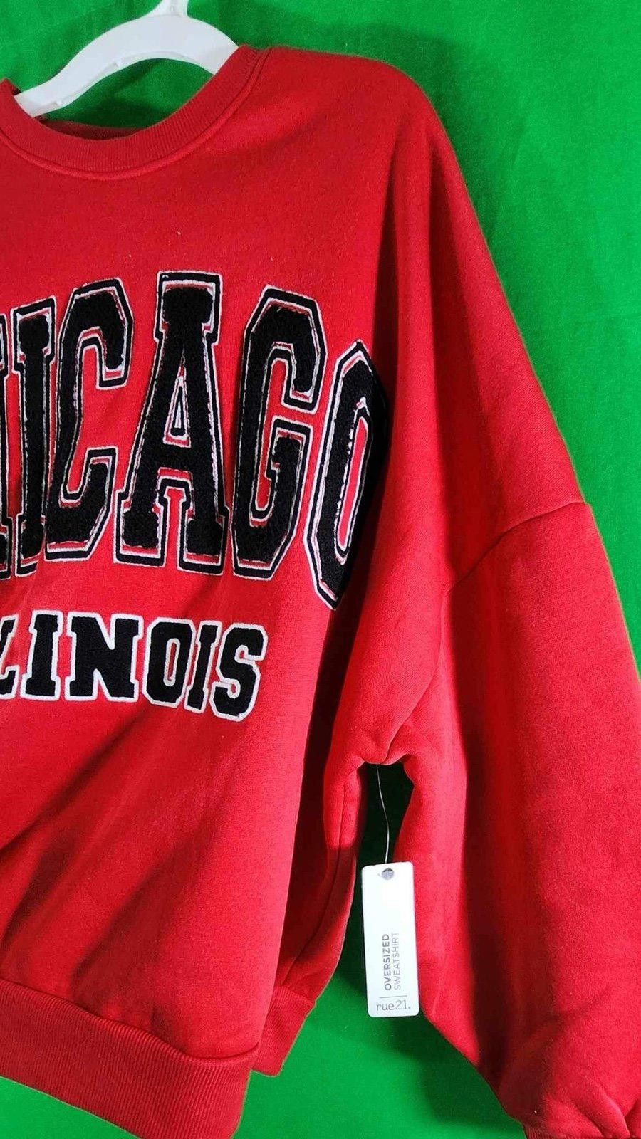 rue21 Rue21 Chicago Illinois Oversized Sweatshirt Size US M / EU 48-50 / 2 - 2 Thumbnail