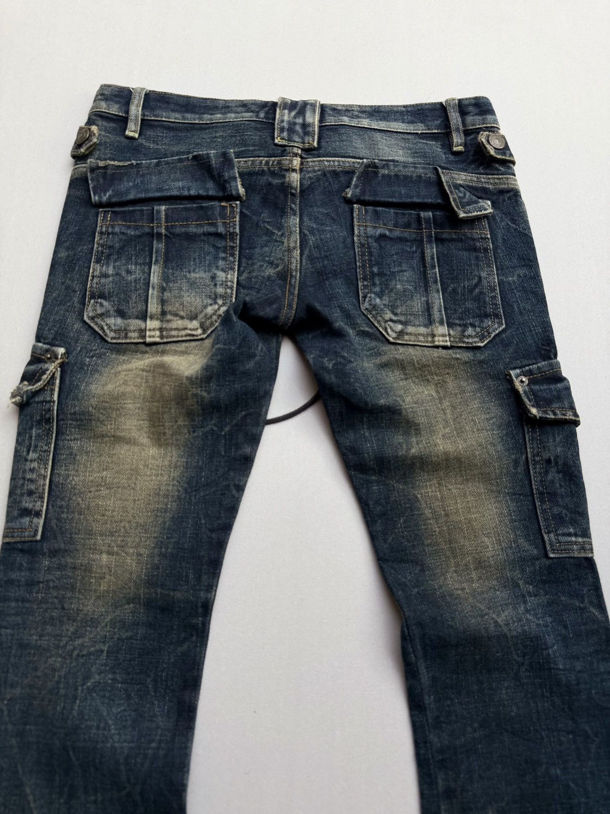Japanese Brand Cha cha cha lace up flare jeans Size US 26 / EU 42 - 6 Thumbnail