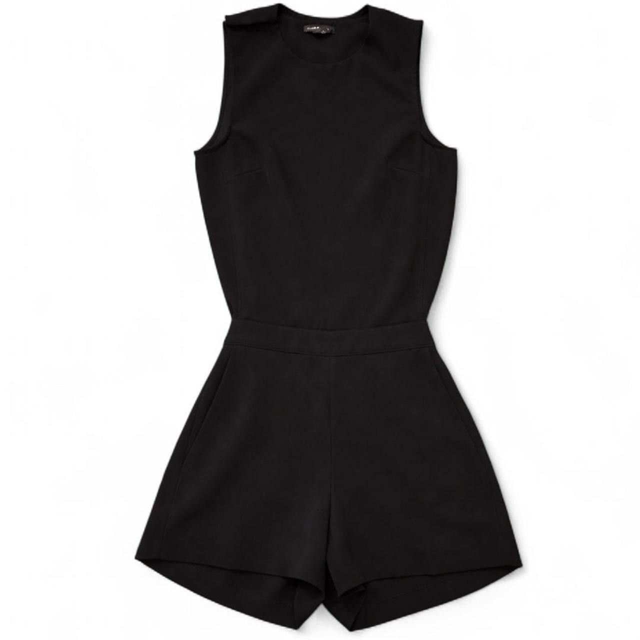 Club Monaco Club Monaco Sleeveless Black Romper - Modern Tailored Fit Size XXS / US 00 / IT 34 - 1 Thumbnail
