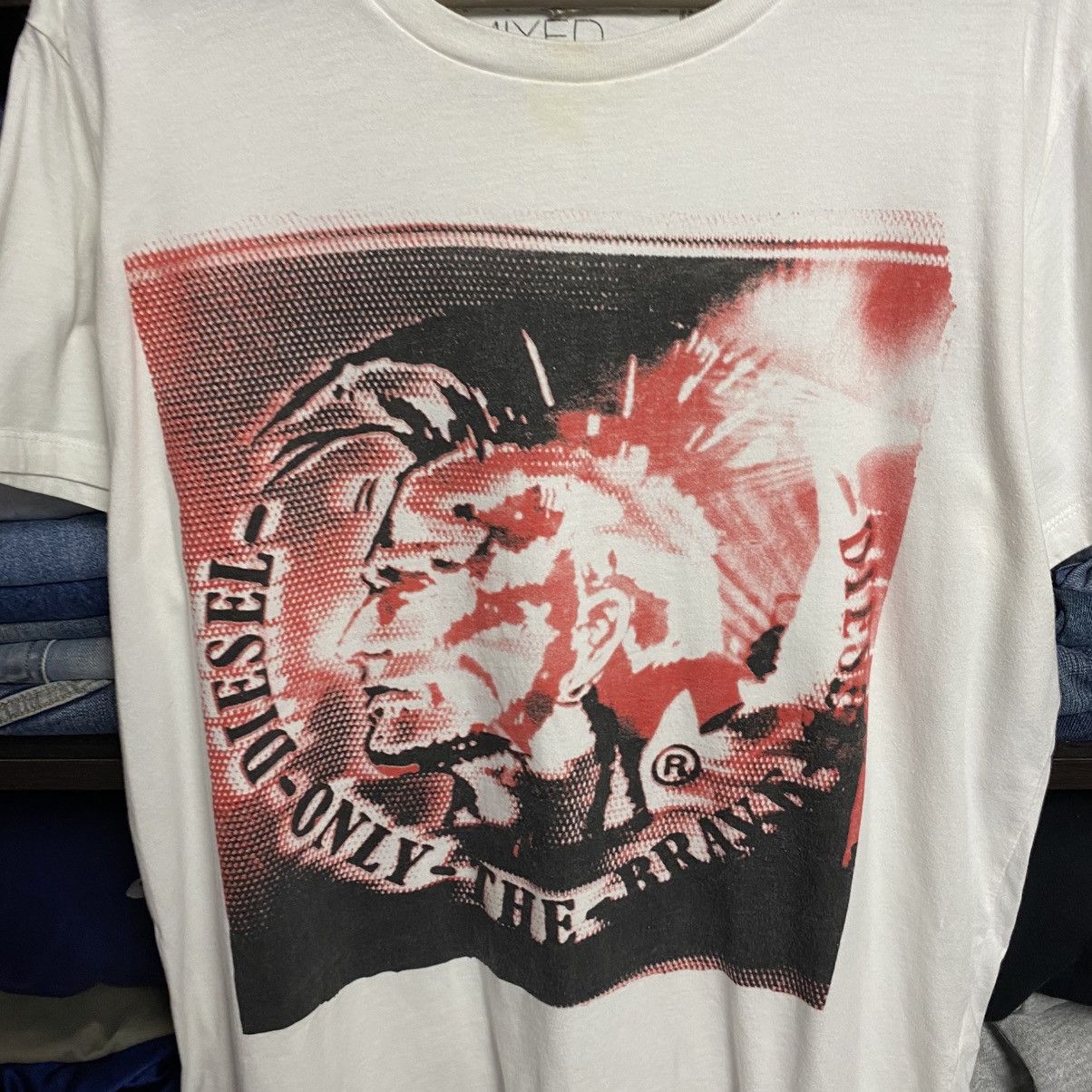 Diesel Mens Diesel Big Logo streetwear opium luxury designer tee Size US L / EU 52-54 / 3 - 2 Thumbnail