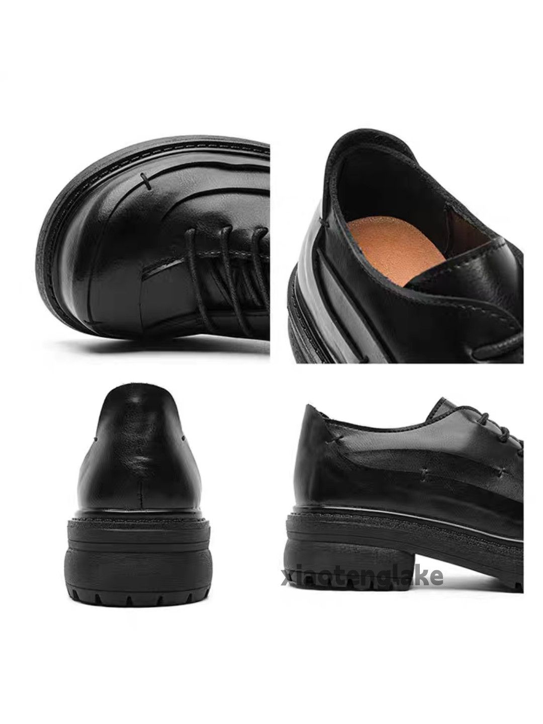 Vintage Unisex outdoor utility punk yuppie work leather shoes Size US 8 / EU 41 - 2 Thumbnail