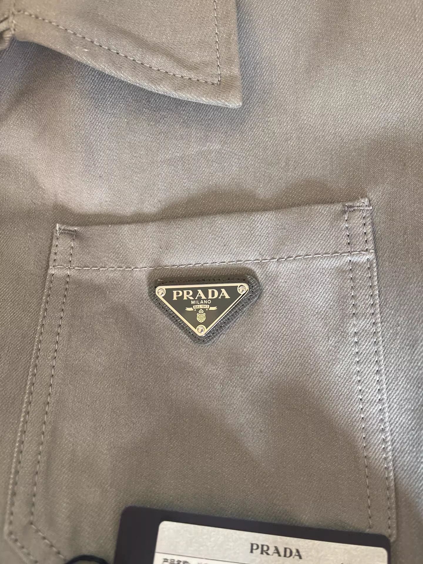 Prada Prada 25SS Gray Utility Jacket Size US M / EU 48-50 / 2 - 7 Thumbnail