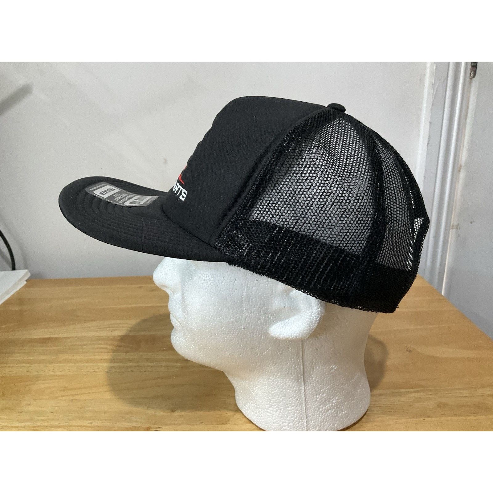 Otto King Carts Snapback Baseball Truckers Mesh Cap Black Size ONE SIZE - 2 Thumbnail