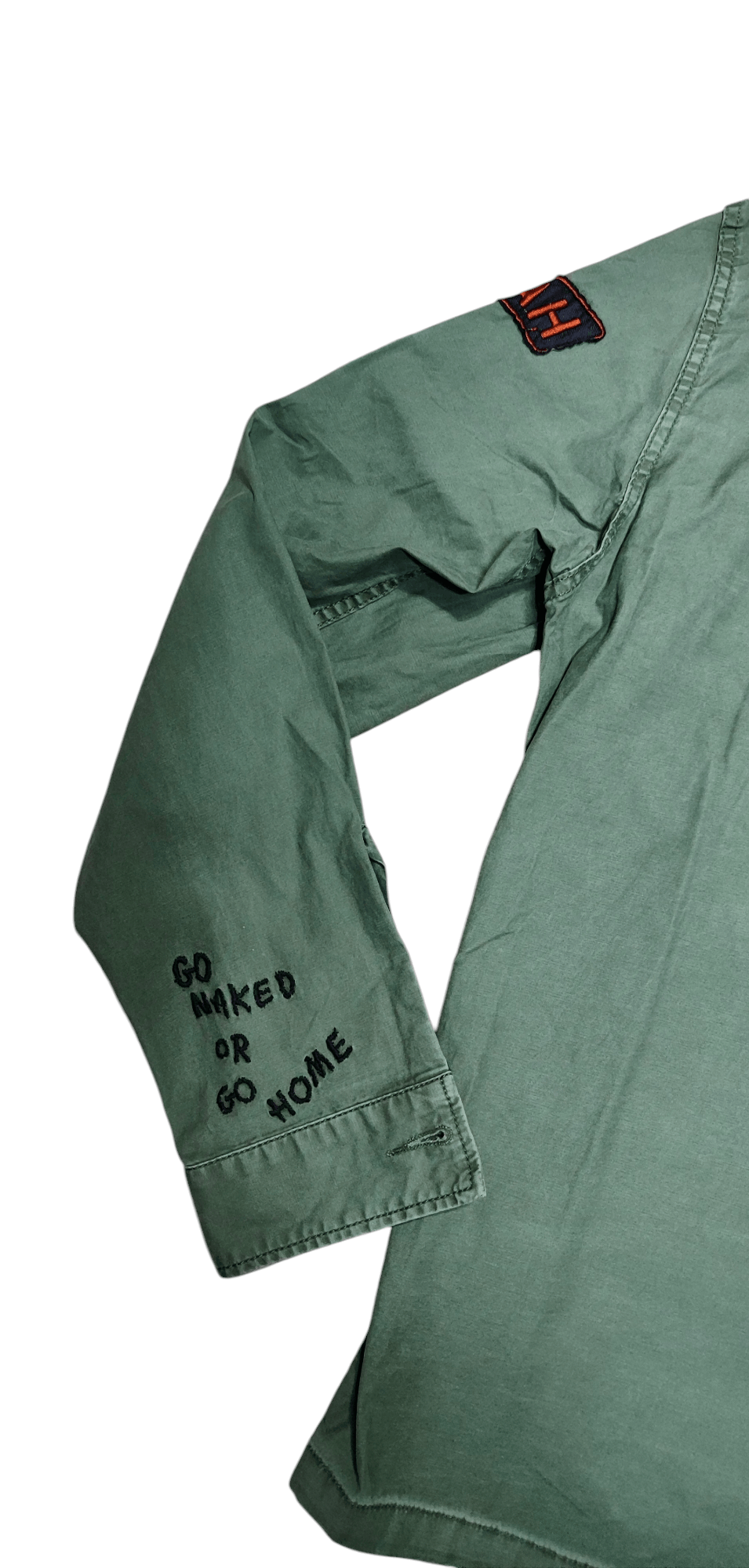 Replay REPLAY (Neymar) Stinger khaki Green Casual Army Patch Jacket Size US L / EU 52-54 / 3 - 6 Thumbnail