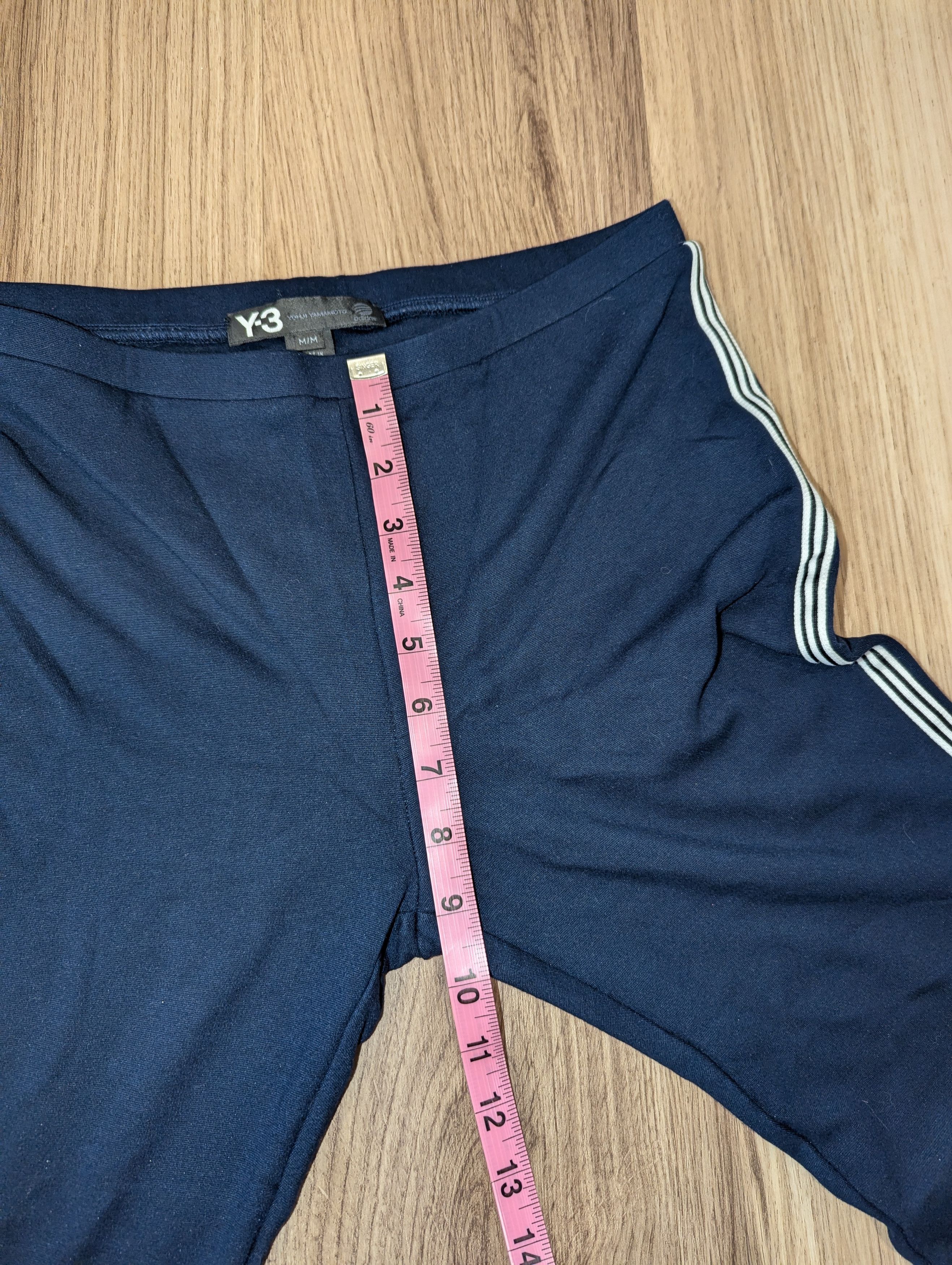 Y-3 Y-3 Leggings Women Medium (Small, 27") Navy Yoga Stretch Size 27" / US 4 / IT 40 - 5 Thumbnail