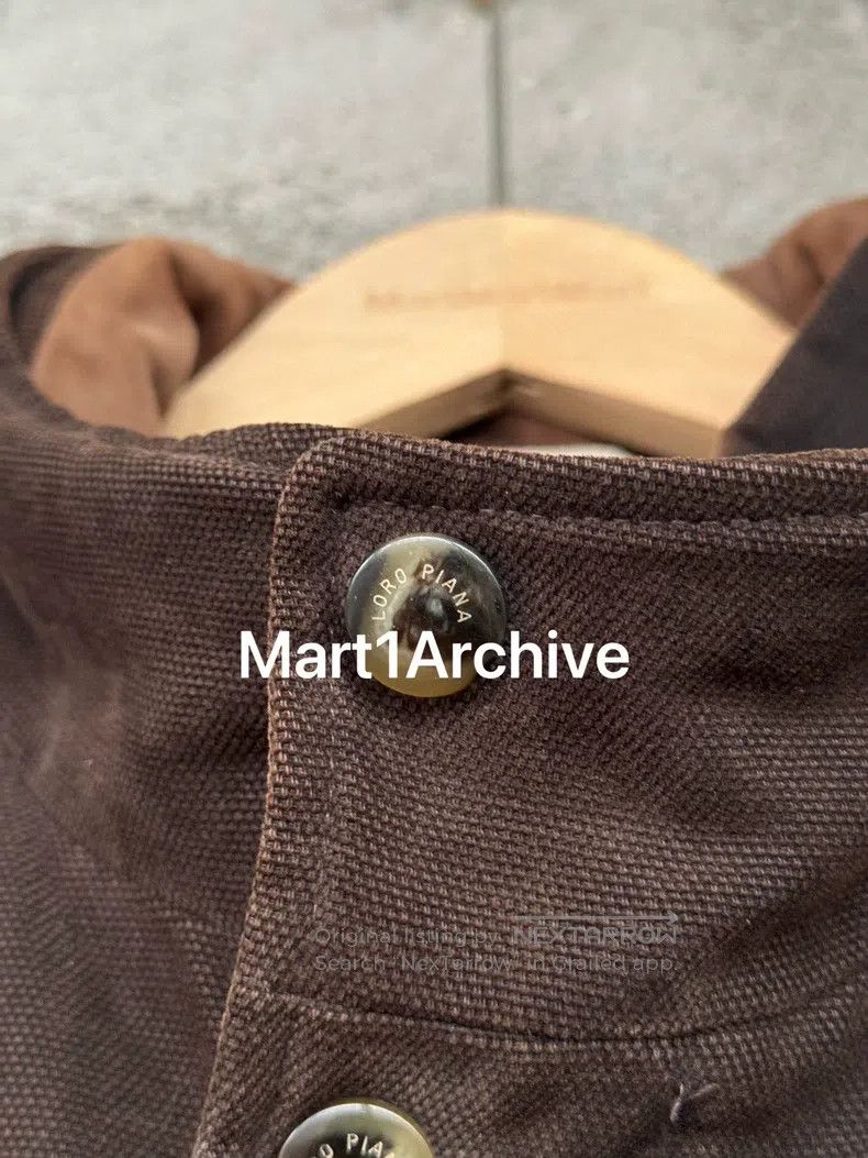 Loro Piana LORO PIANA Hunting Jacket with Fur Collar Size US XXL / EU 58 / 5 - 4 Thumbnail