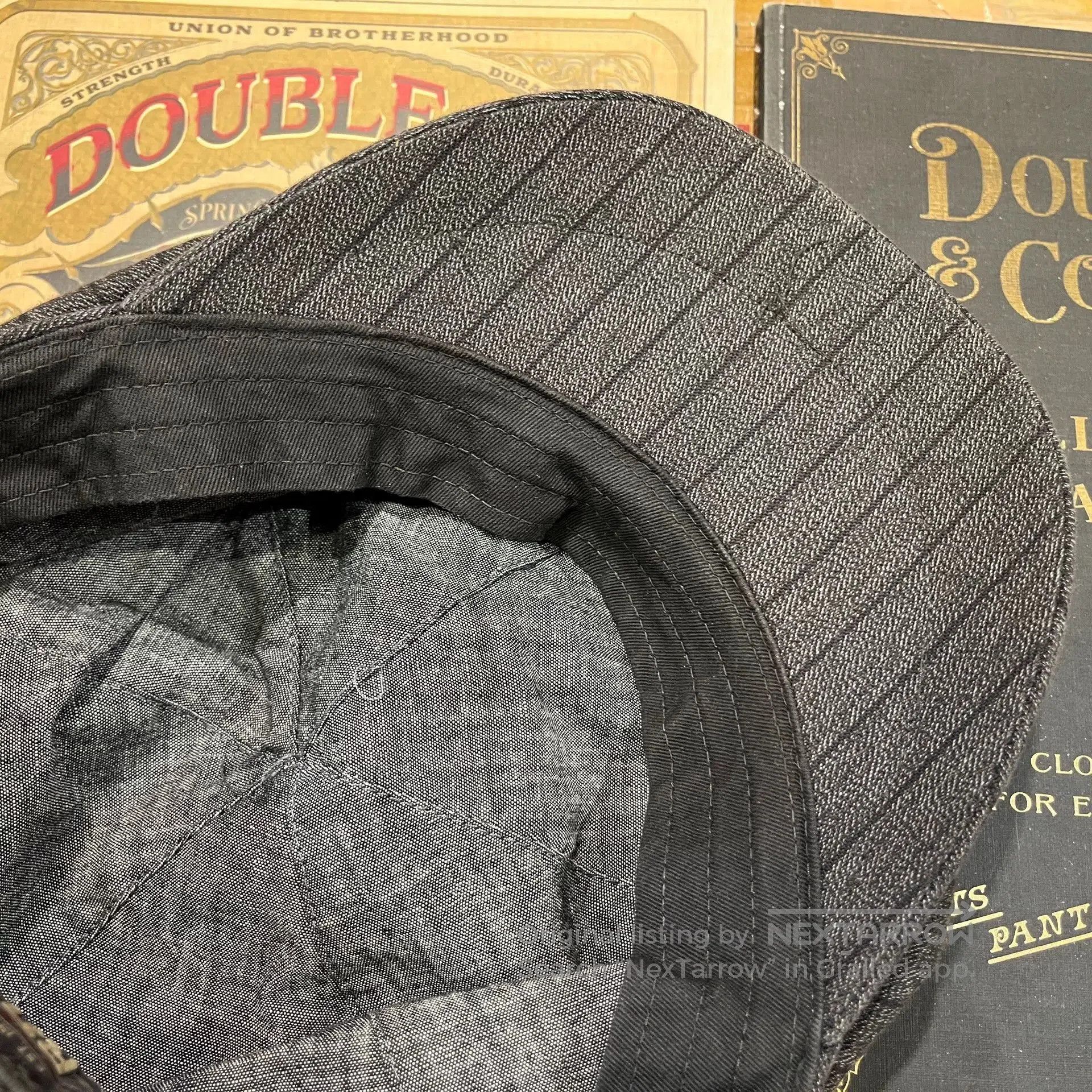 RRL Ralph Lauren rrl newsboy cap in dark gray. Size ONE SIZE - 8 Thumbnail