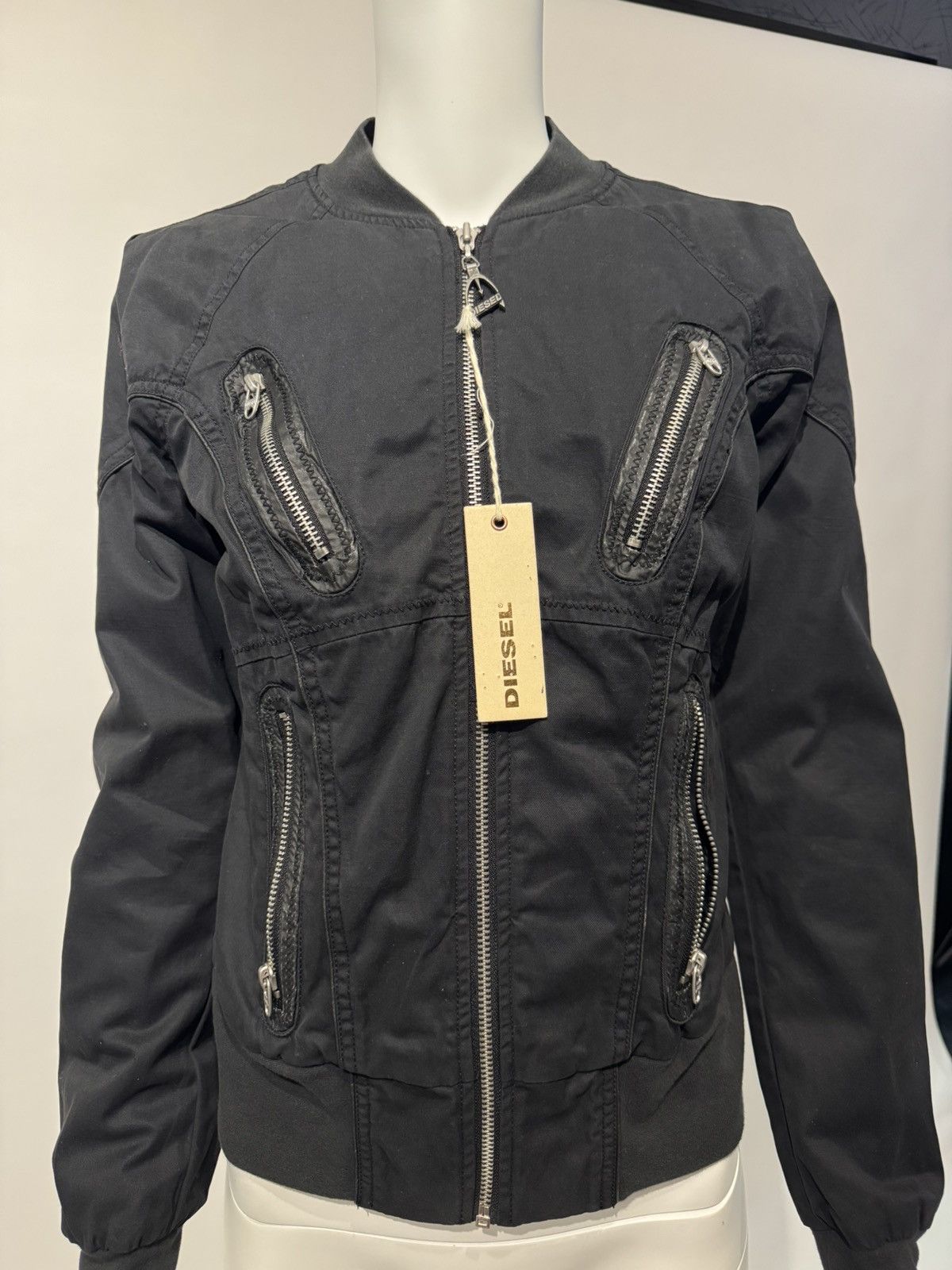 Diesel Black Jacket Diesel Size M / US 6-8 / IT 42-44 - 4 Thumbnail