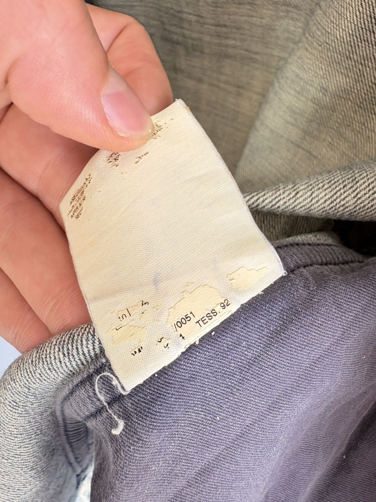 Maison Margiela FW 2005 Distressed Denim Sun Faded Jacket Thrashed Size US M / EU 48-50 / 2 - 9 Thumbnail